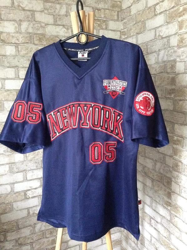 Fubu FUBU jersey, vintage hip hop t-shirt New York, City Series L Size US L / EU 52-54 / 3 - 1 Thumbnail
