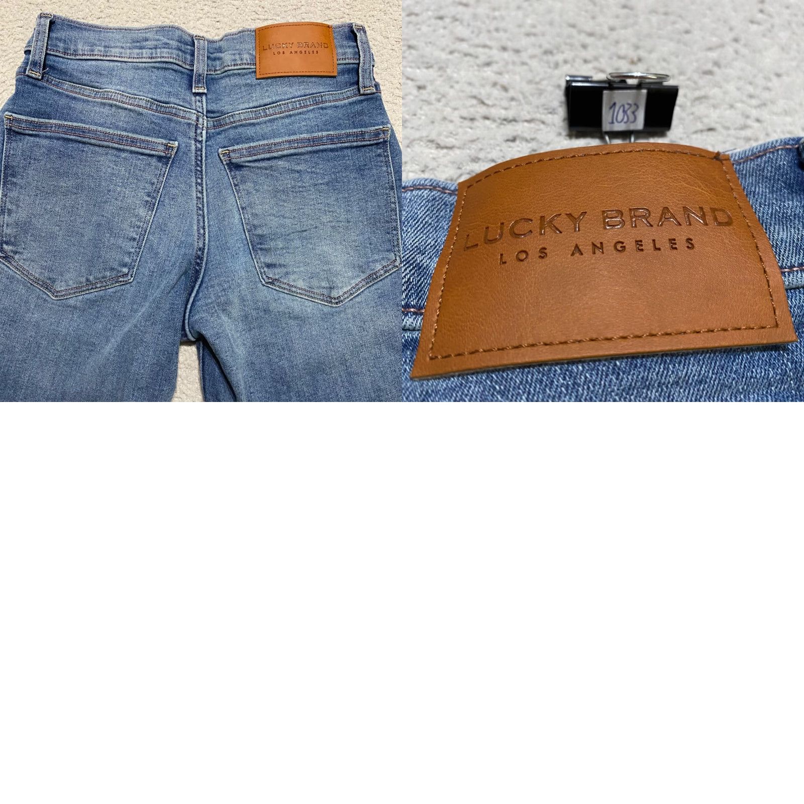 Lucky Brand Lucky Brand Jeans Womens 4 Blue Denim Medium Wash Ava Skinny Distressed Jeans Size 27" / US 4 / IT 40 - 9 Thumbnail