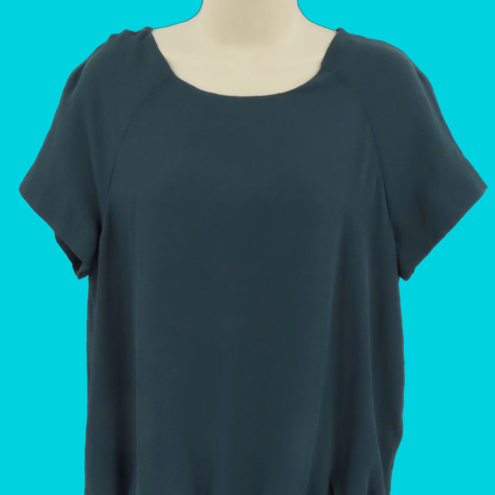 Banana Republic Banana Republic Womens Dress 8 Solid Green Drop Waist Sheath Sundress NEW NWT Size M / US 6-8 / IT 42-44 - 1 Thumbnail