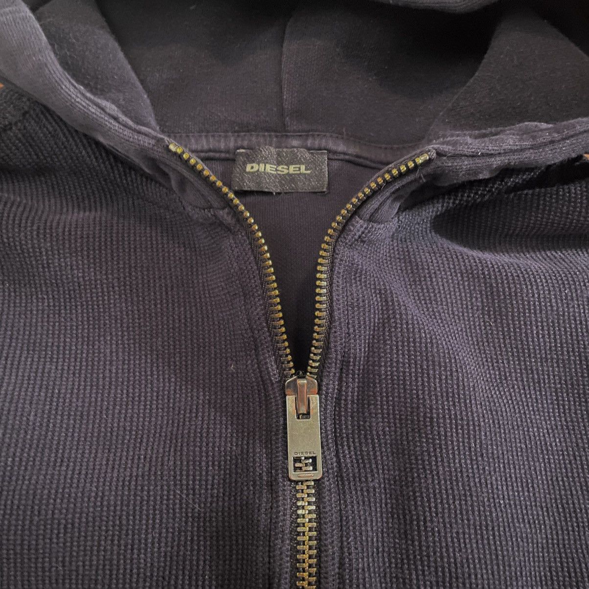 Diesel Quarter-Zip Cotton Hoodie Size US M / EU 48-50 / 2 - 3 Thumbnail