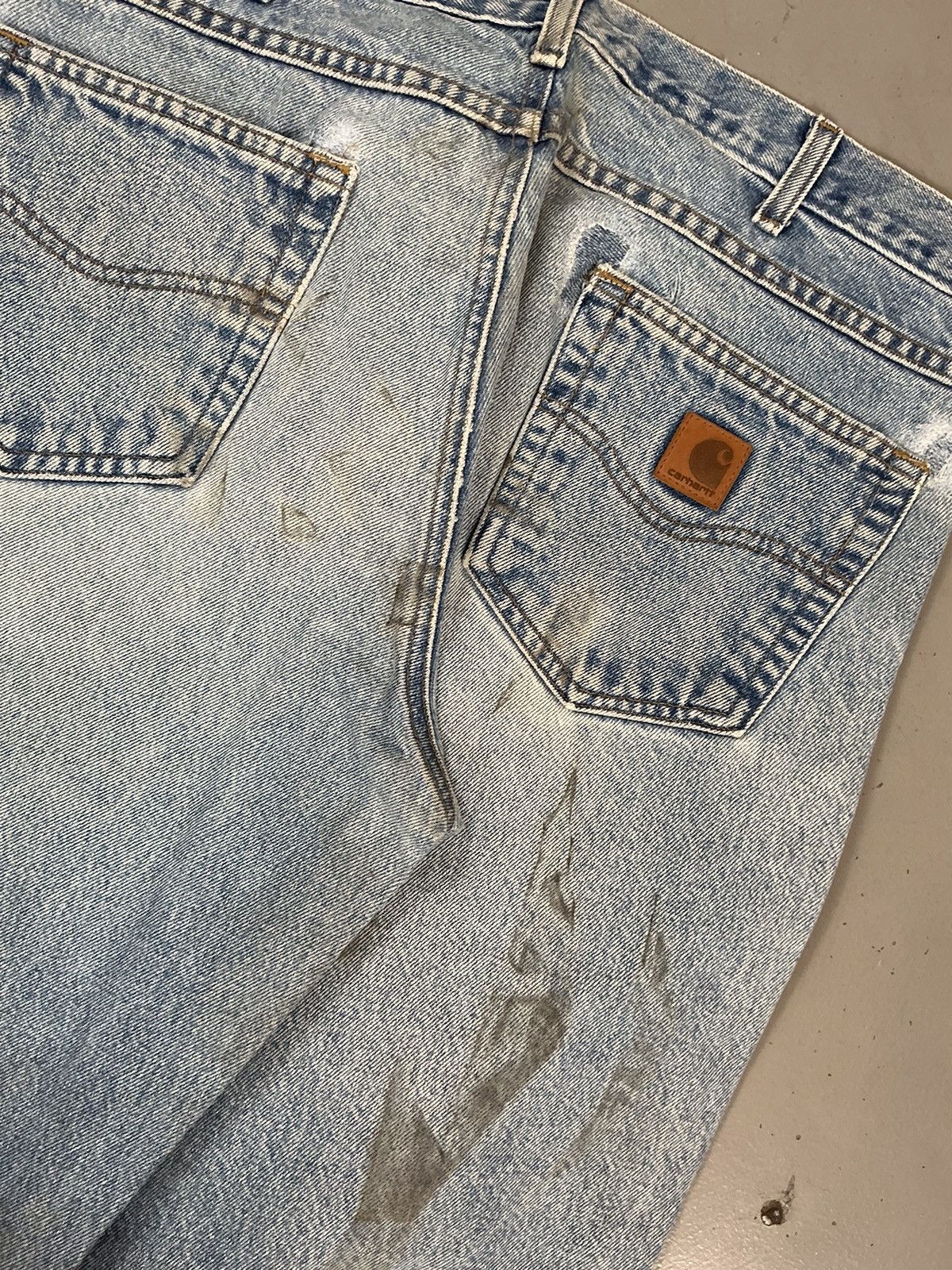 Carhartt × Vintage Vintage Carhartt b11 DST straight fit denim Size US 36 / EU 52 - 12 Thumbnail
