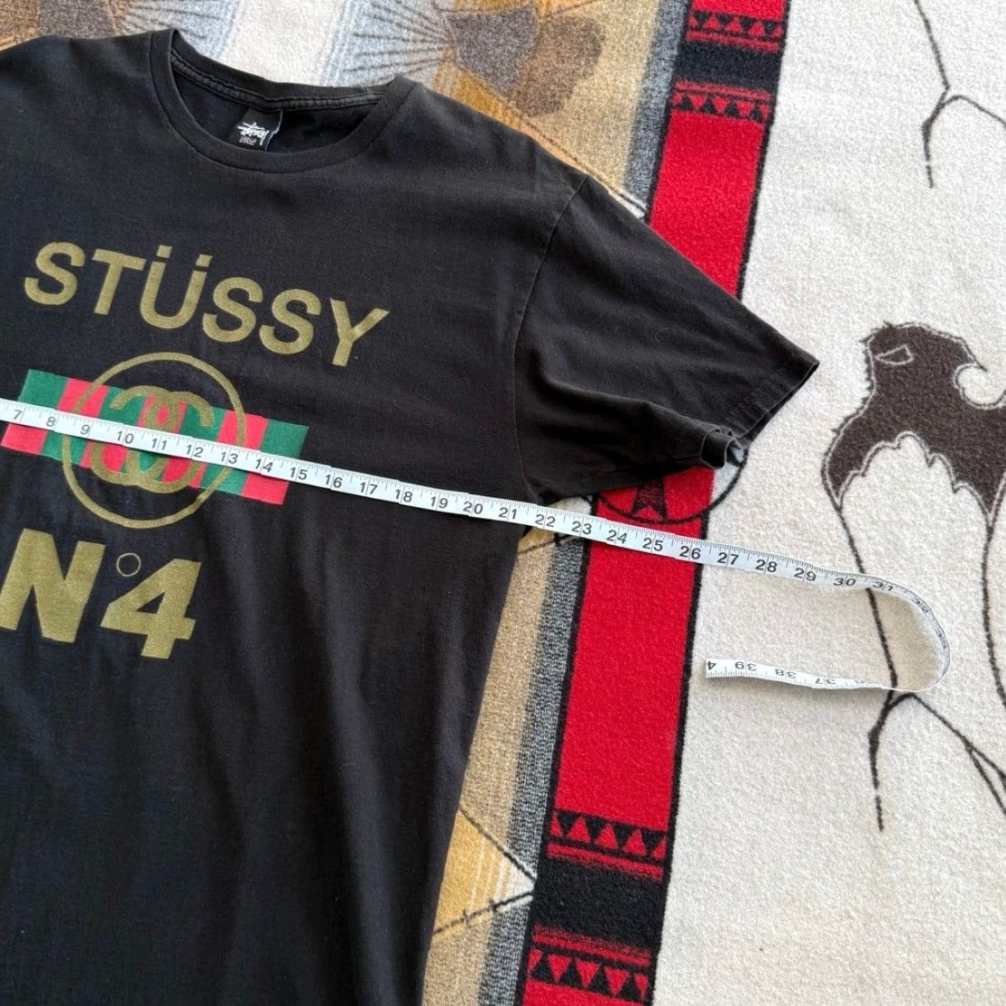 Vintage VINTAGE Stussy T-Shirt Men L Black Gold N4 S Link Streetwear Skater Y2K Mens Short Sleeve Regular Pattern Solid Vintage Size US L / EU 52-54 / 3 - 5 Thumbnail