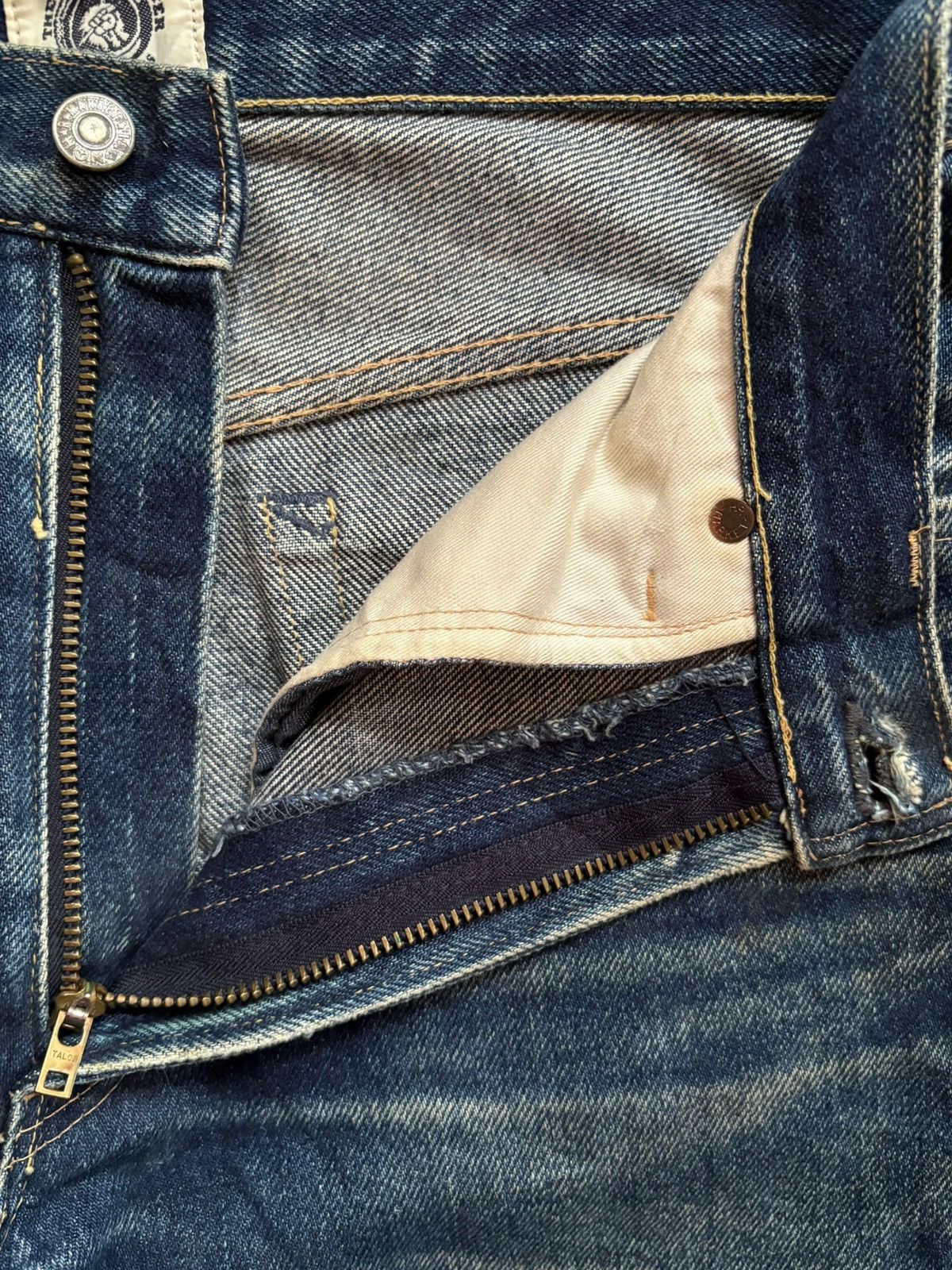 HOLLYWOOD RANCH MARKET × Japanese Brand Vintage Japanese HR Market Talon Mud Wash Baggy Jeans Size US 29 - 10 Thumbnail