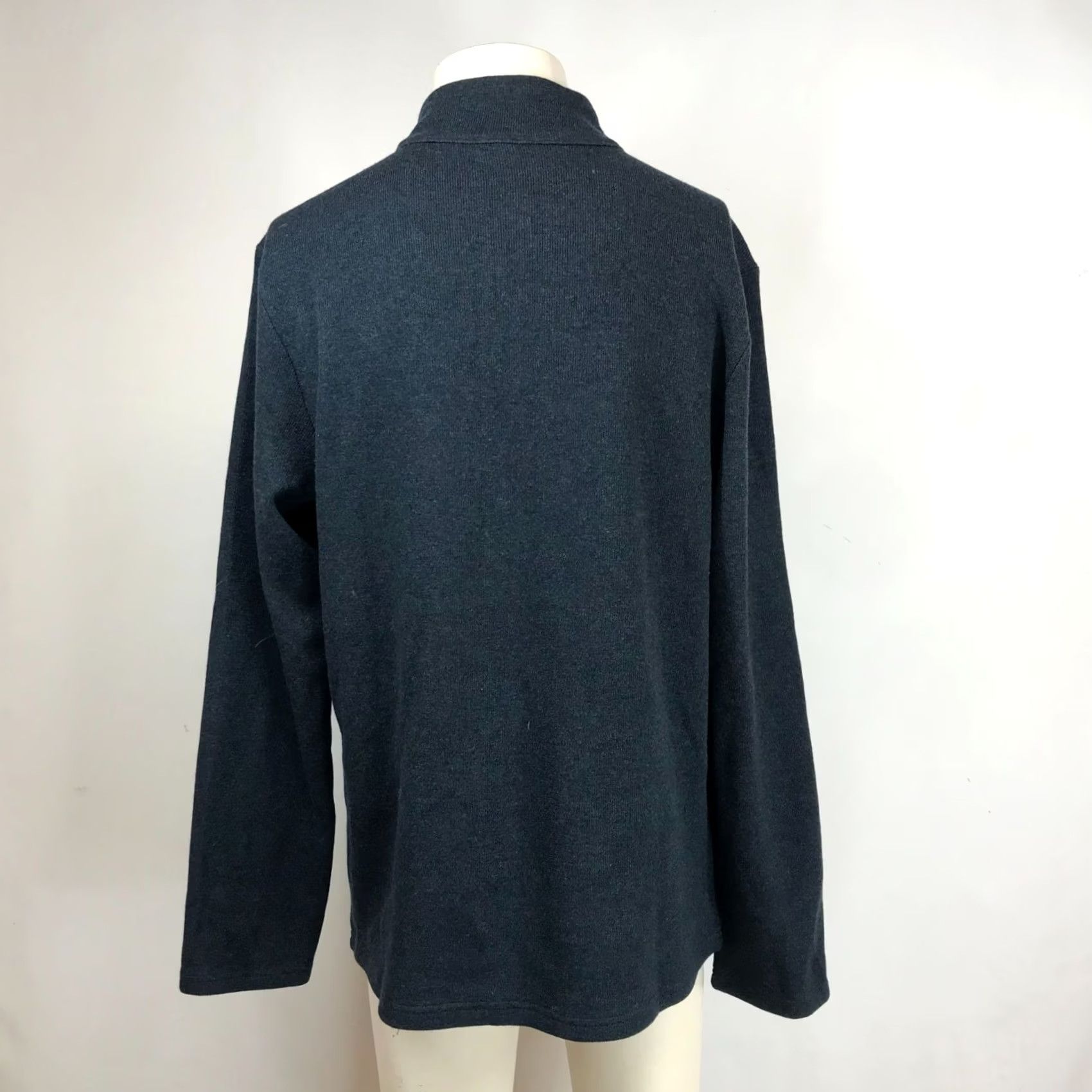 Prana PRANA MEN'S L BLUE 1/4 ZIP WOOL BLEND PULLOVER JACKET STANDARD FIT L Size US L / EU 52-54 / 3 - 5 Thumbnail