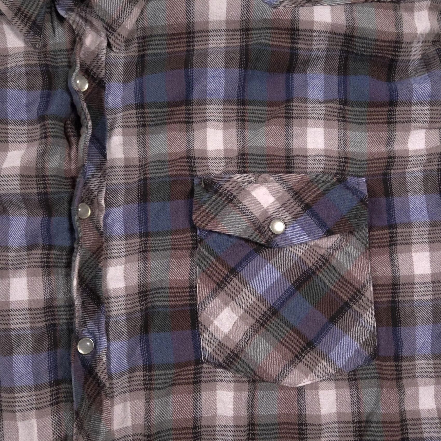 Vintage Falcon Bay Shirt Mens 3XL Plaid Western Pearl Snap Long Sleeve Cowboy Rodeo Size US XXL / EU 58 / 5 - 4 Thumbnail