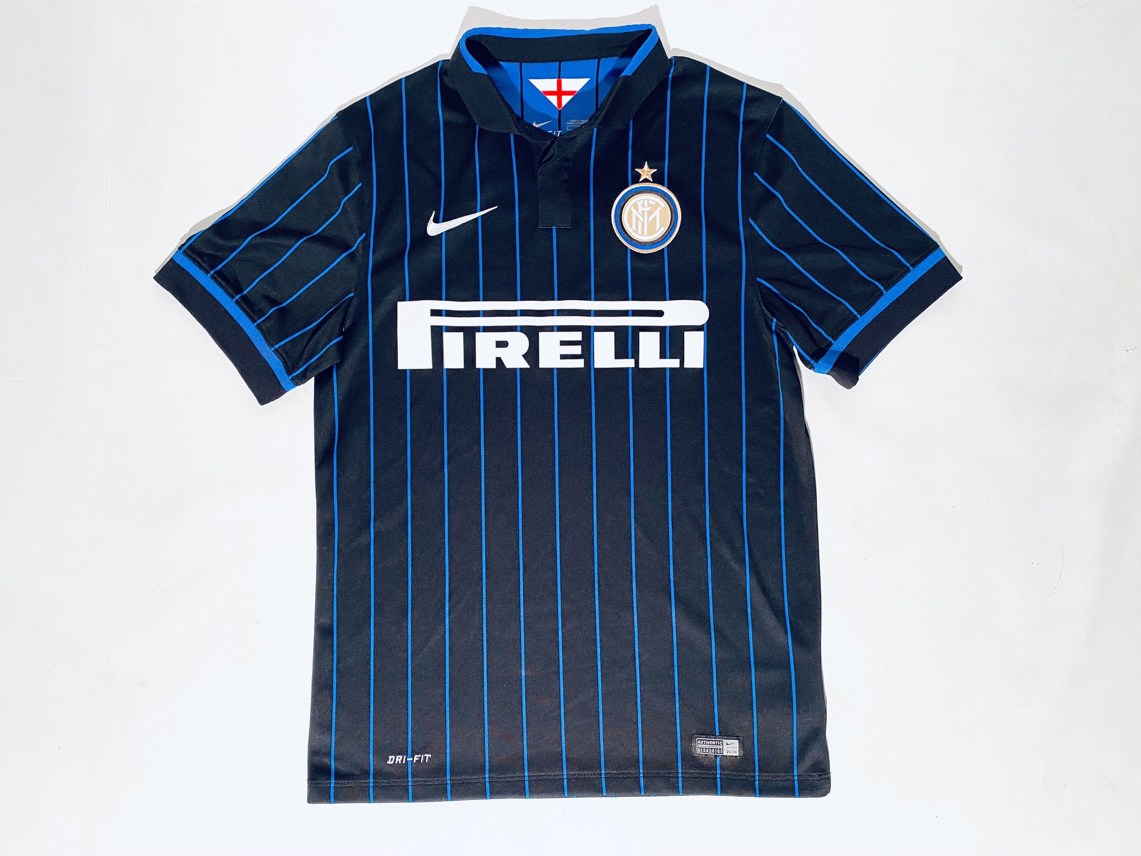 Nike Inter Milan Home Football Jersey Shirt 2014 - 2015 Size US S / EU 44-46 / 1 - 4 Thumbnail