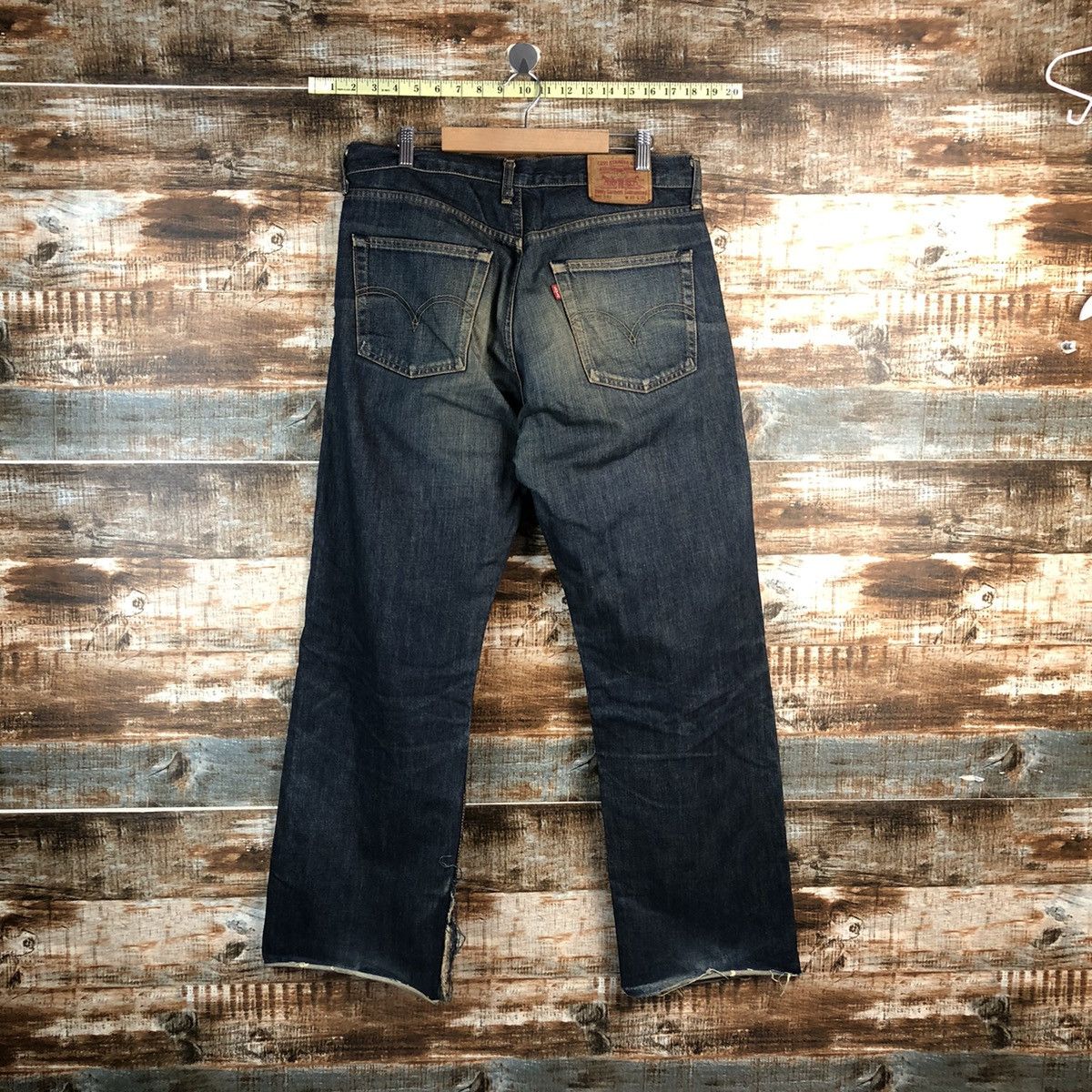 Levi's Levis 503 Blue selvedge vintage Denim Pants #A2617 Size US 33 - 15 Thumbnail