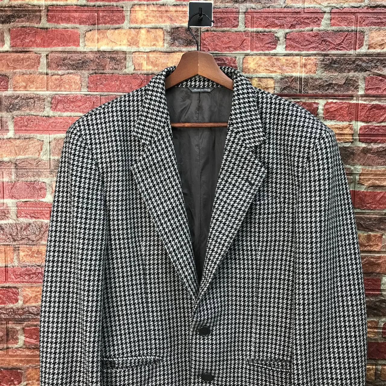 Valentino ITALIAN DESIGNER-OLIVER VALENTINO HOUDSTOOTH BLAZER Size 48R - 4 Thumbnail