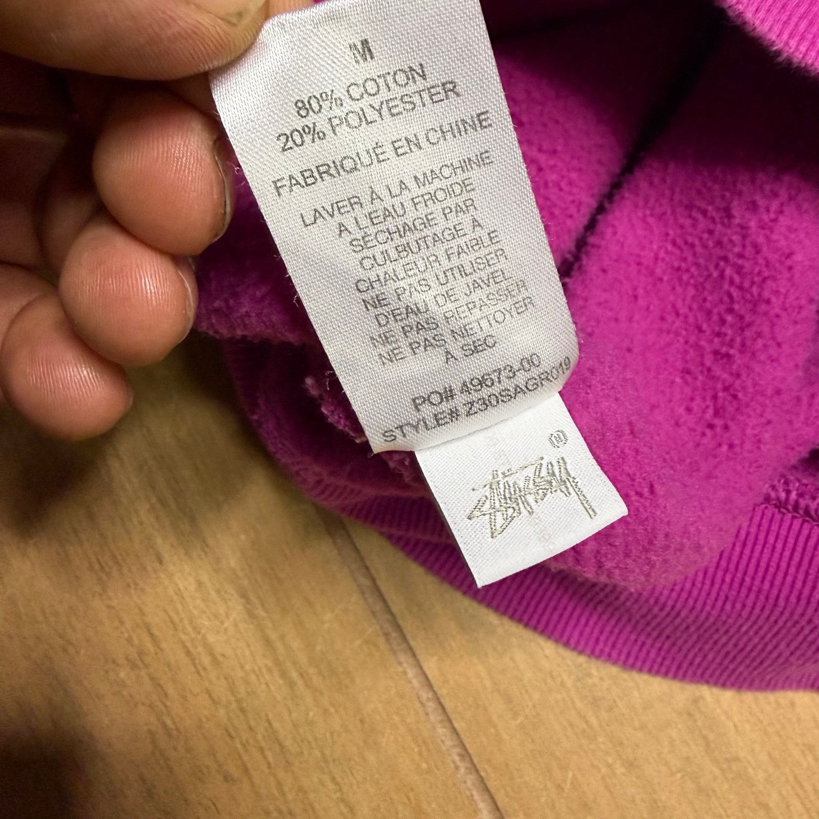 Stussy Stussy Crewneck Sweatshirt Mens Medium Pink Crewneck Y2K Size US M / EU 48-50 / 2 - 12 Thumbnail