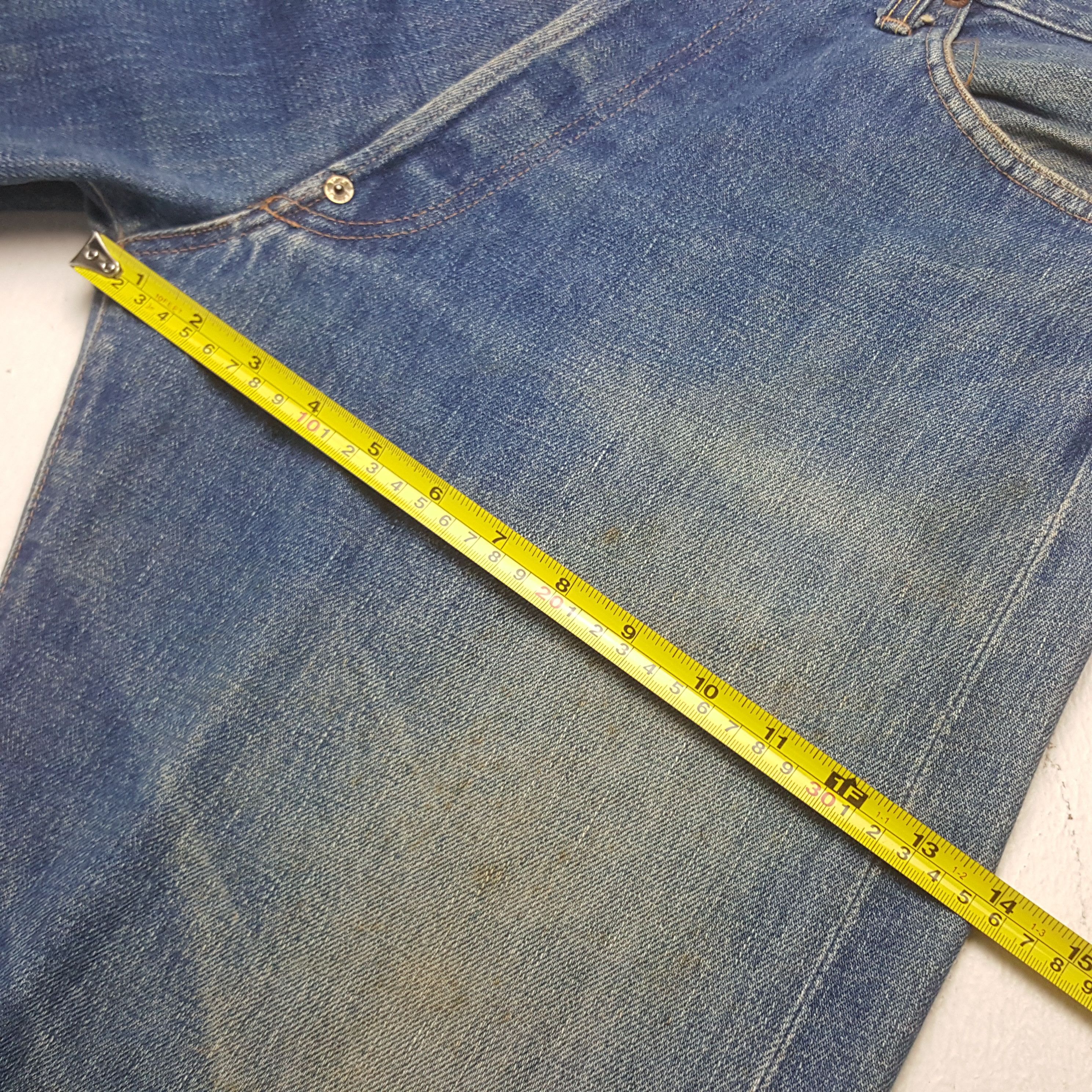 Evisu Vintage Evis Selvedge Daicock Custom Art Denim Jeans RR10 Size US 32 / EU 48 - 9 Thumbnail