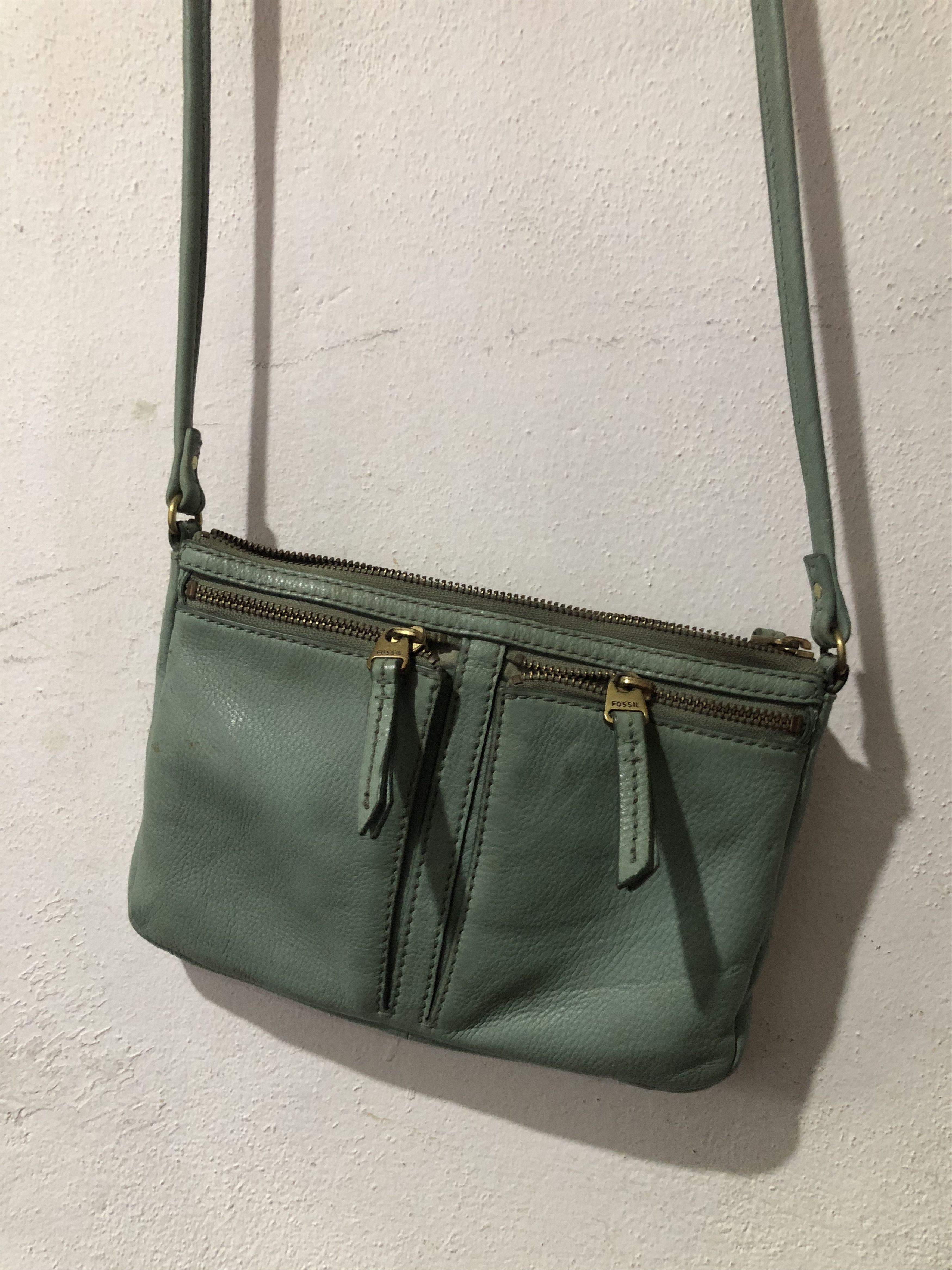 Fossil Fossil Sage Green Pebbled Leather Size ONE SIZE - 2 Thumbnail