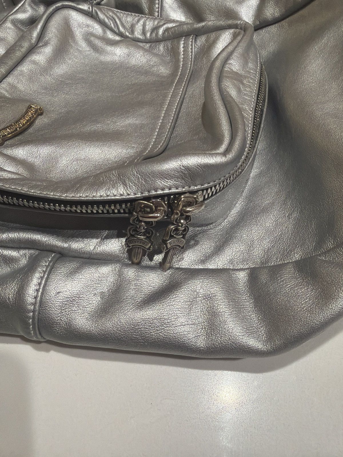 Chrome Hearts Chrome Heart Mini Leather Bag Size 28 - 13 Thumbnail