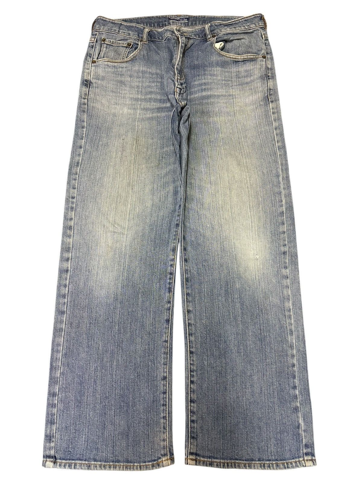 Fubu Vintage Japanese Brand Faded Wash Baggy Jeans Size 34" / US 12 / IT 48 - 1 Thumbnail