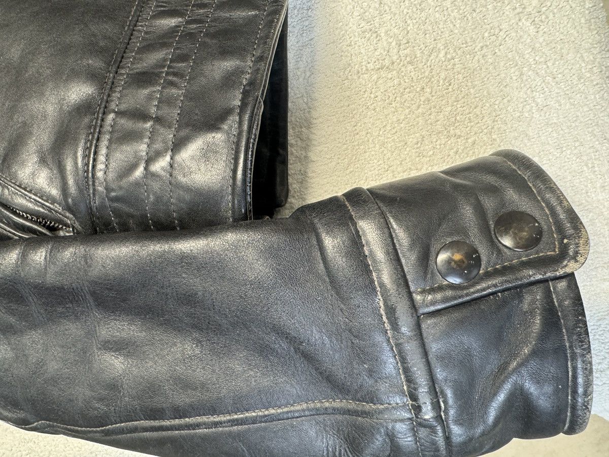Vintage Rare 40's "Star Glove" Cal Crown Zips Leather Jacket 40 US Size US L / EU 52-54 / 3 - 9 Thumbnail