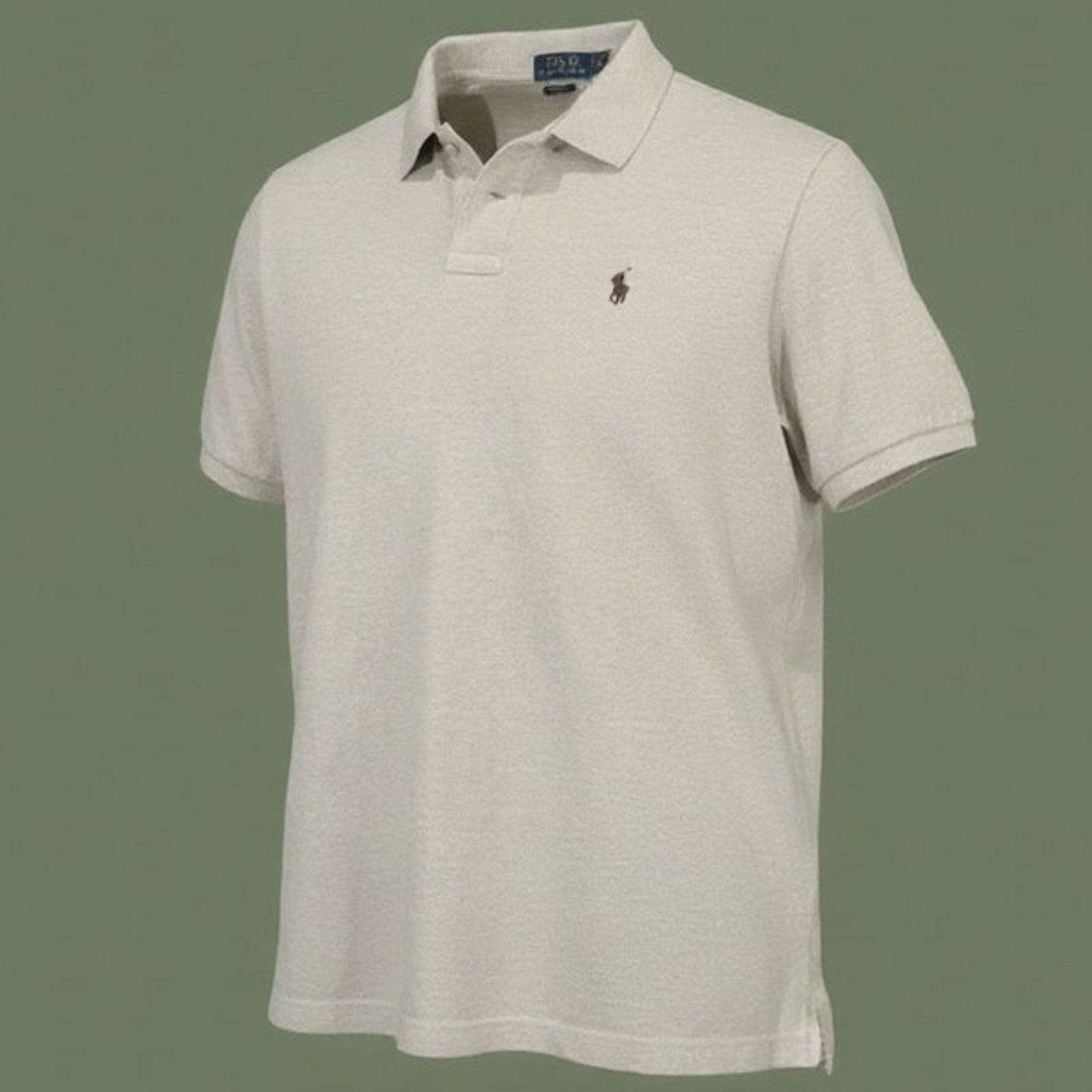 Polo Ralph Lauren Polo Ralph Lauren Polo Shirt Mens 2XL Beige Classic Fit Size US XXL / EU 58 / 5 - 1 Thumbnail