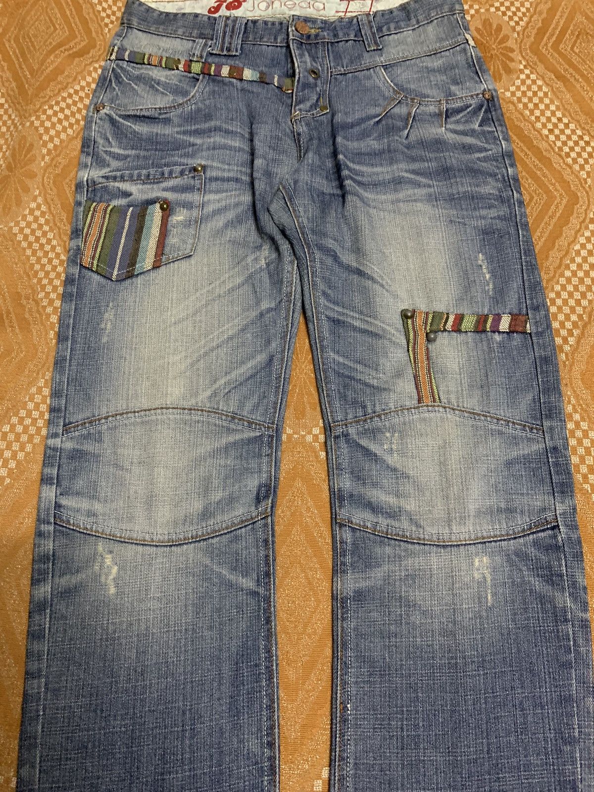 If Six Was Nine RARE PPFM INSPIRED STUDDED PANT RARE DESIGN BRAND JANEAA Size US 35 - 3 Thumbnail