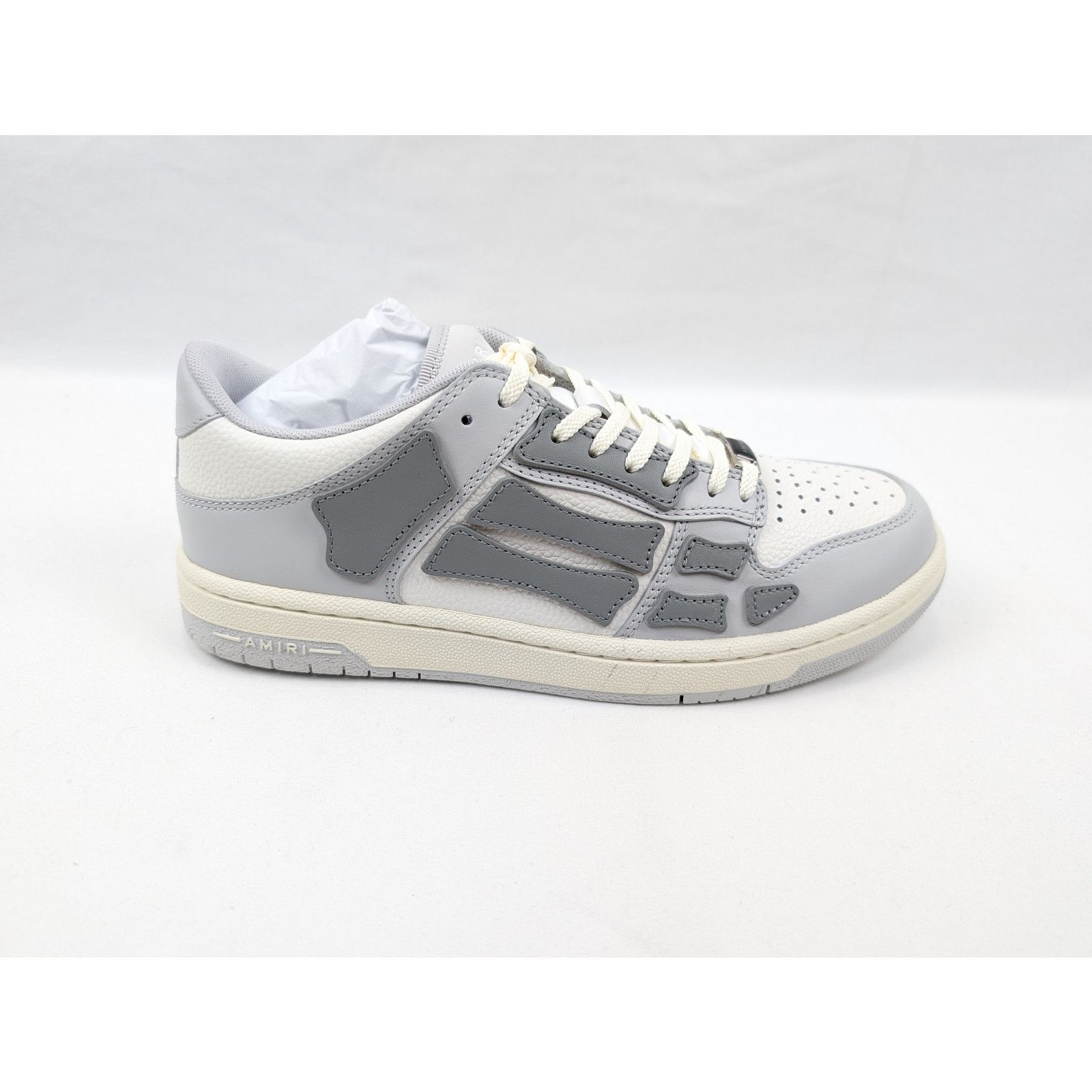 Amiri o1rshd1 Skeleton Low Top Sneakers in Grey Size US 12 / EU 45 - 2 Thumbnail