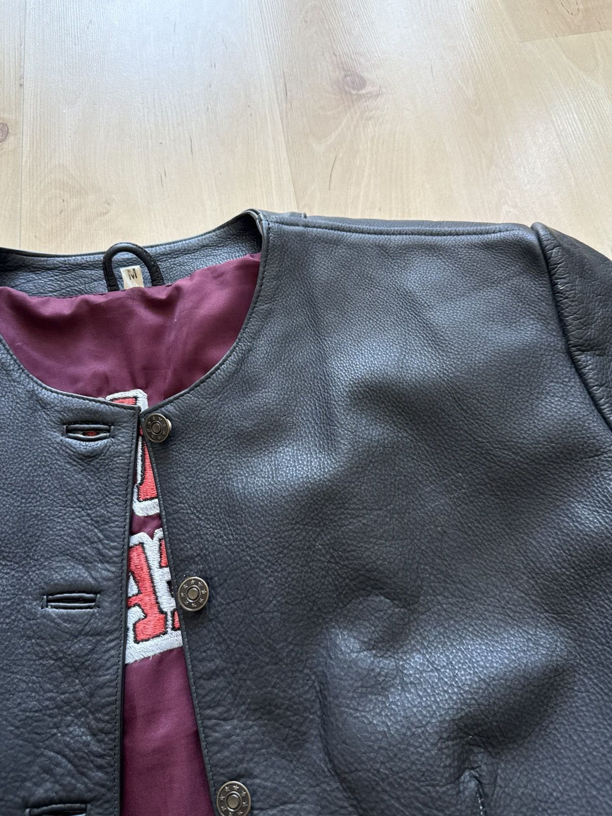 Vintage Wild Cats Vintage leather jacket retro nfl Size M / US 6-8 / IT 42-44 - 13 Thumbnail