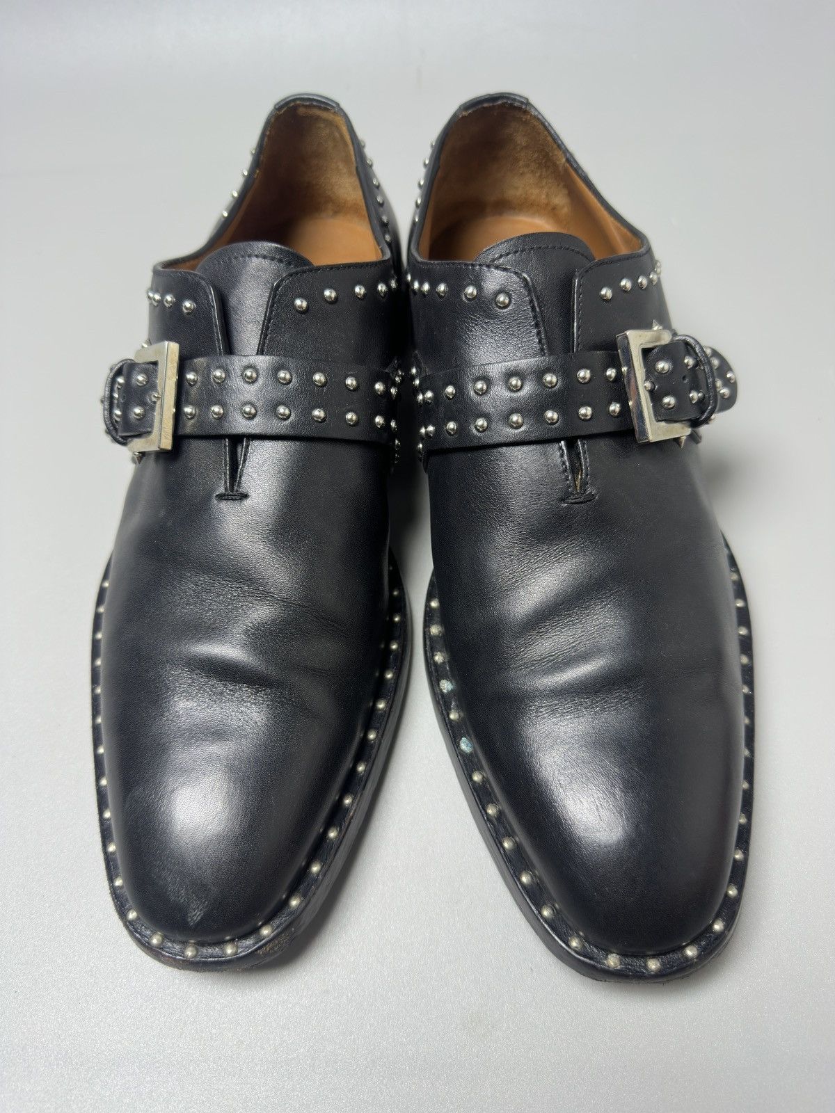 Givenchy Givenchy — Studded leather monk straps Size US 7 / EU 40 - 5 Thumbnail
