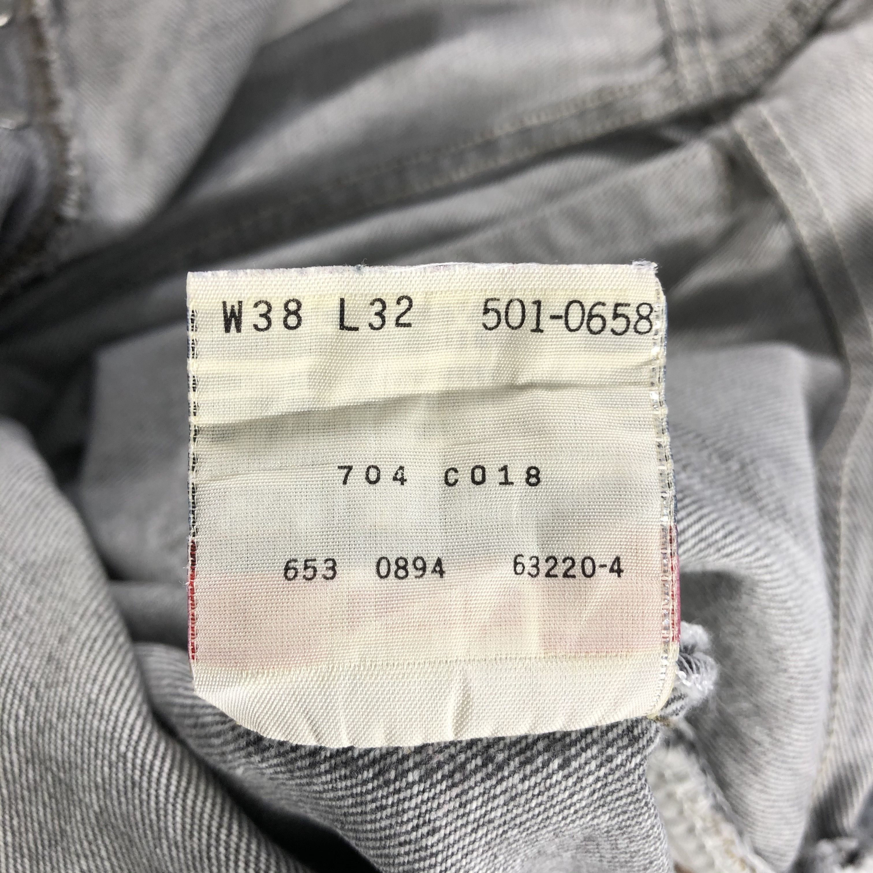 Levi's 90s Vintage Faded Black Levis 501 Jeans-J1481 Size US 37 - 13 Thumbnail