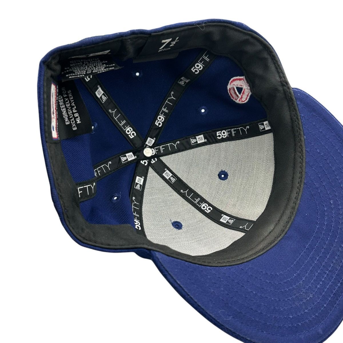 New Era LA Los Angeles Dodgers MLB New Era 59FIFTY 7 1/2 Cancer Size 38 - 6 Thumbnail