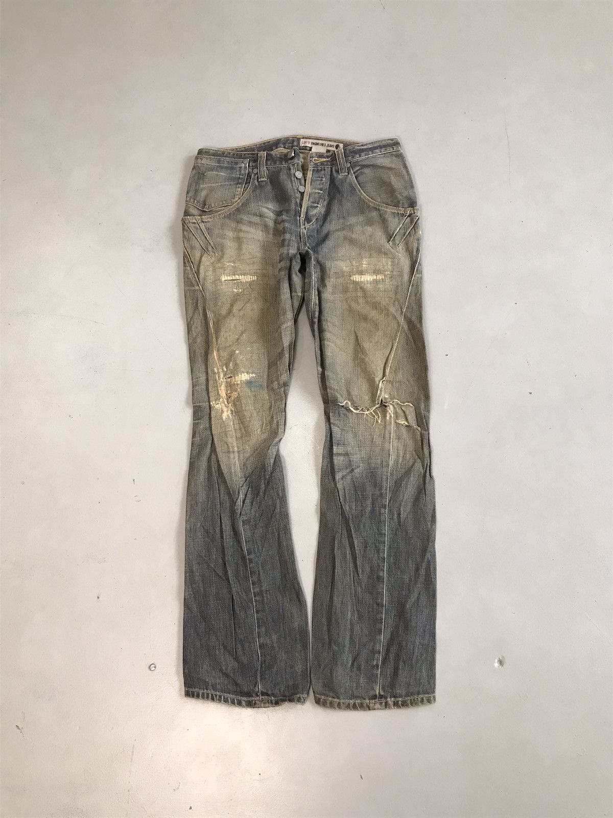 Levi's Vintage Levi’s engineer jeans denim Size US 31 - 2 Thumbnail