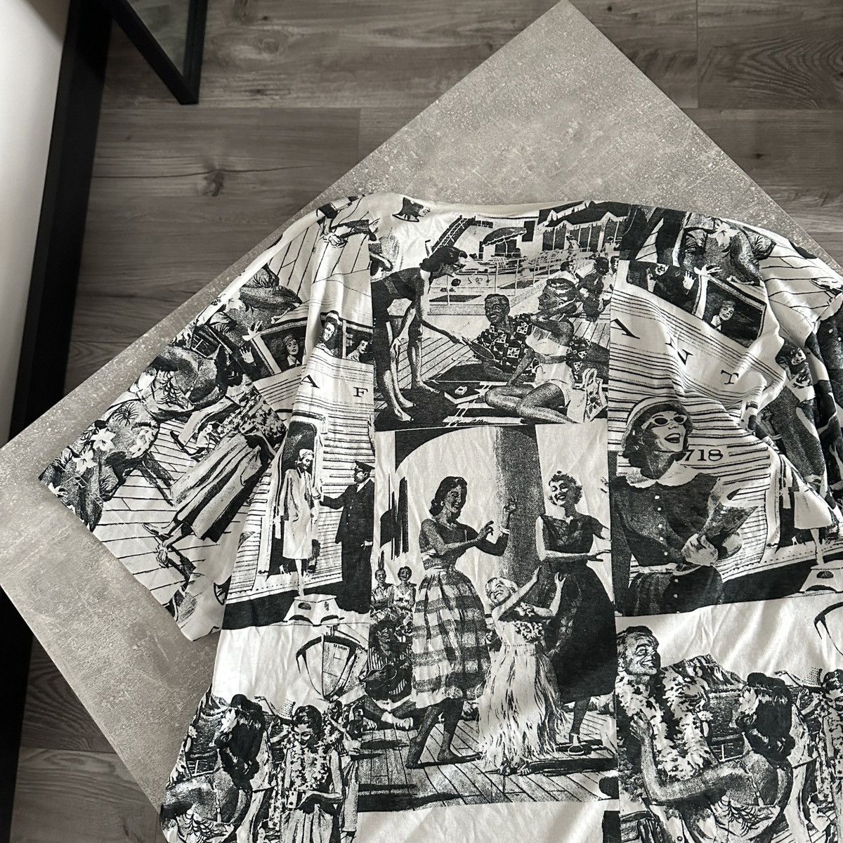 Vintage Vintage 90s All Over Print AOP tee Hawaii chill y2k girls Size US L / EU 52-54 / 3 - 3 Thumbnail