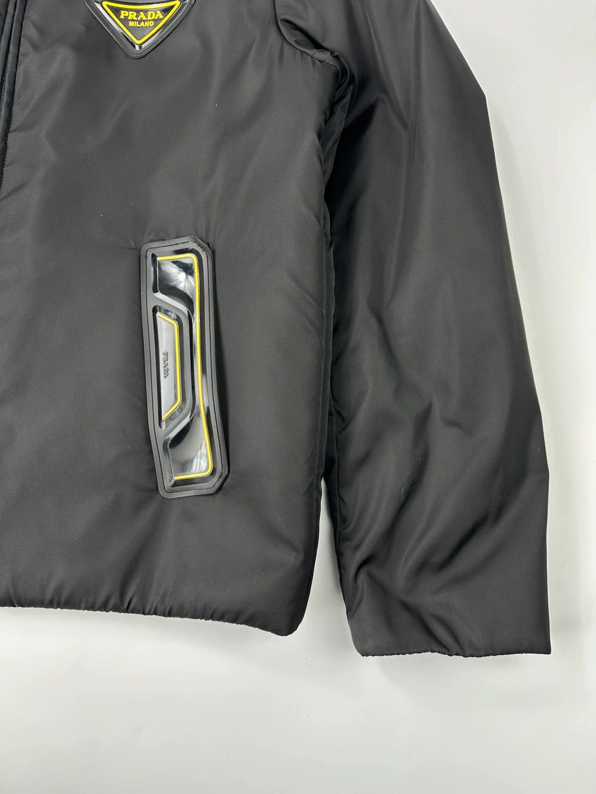 Prada Prada Milano FW2020 Black Padded Re-Nylon Jacket Size US L / EU 52-54 / 3 - 3 Thumbnail