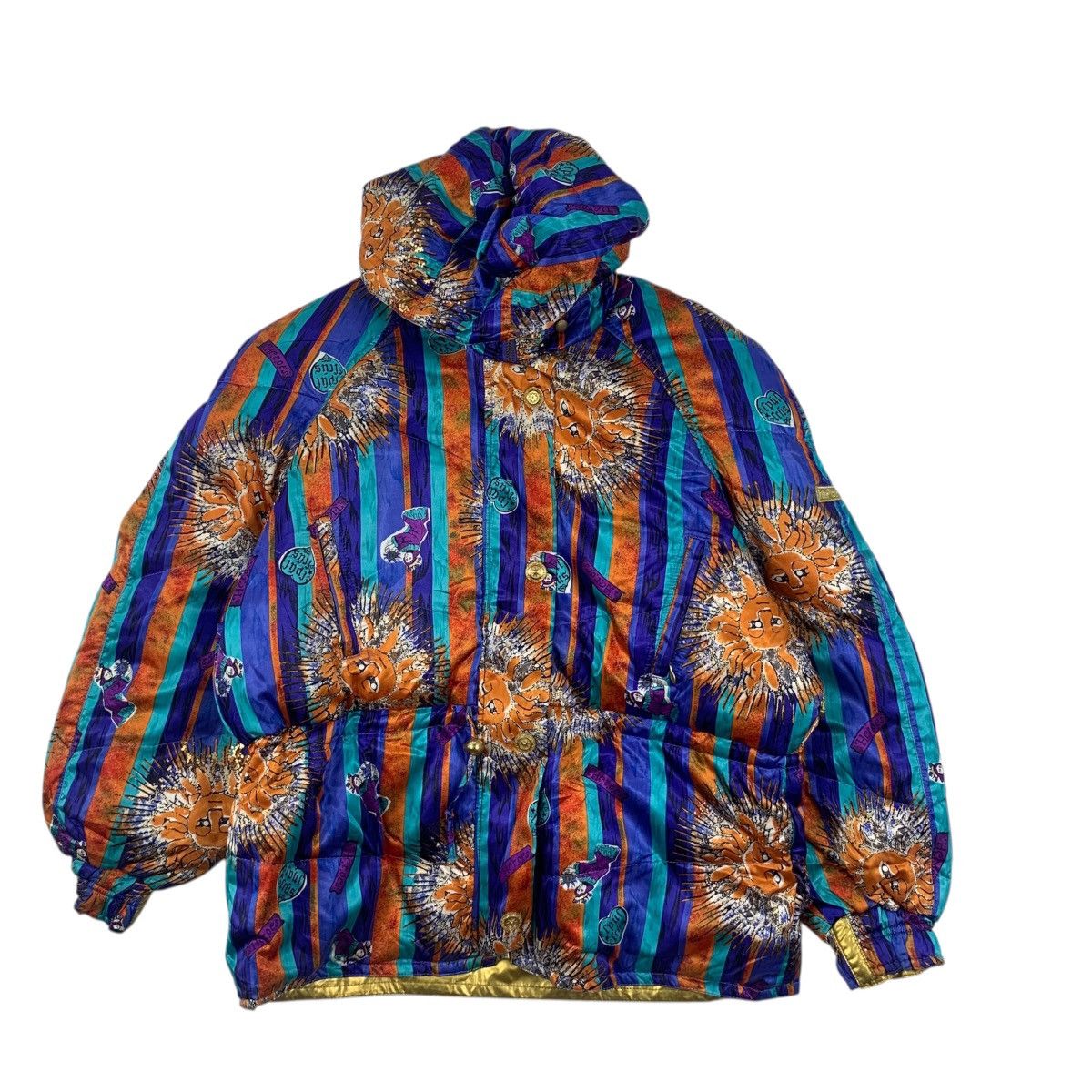 Vintage Vintage LAFONT ITALY SUNFLOWER Reversible Jacket Ski Size XXL / US 16-18 / IT 52-54 - 3 Thumbnail