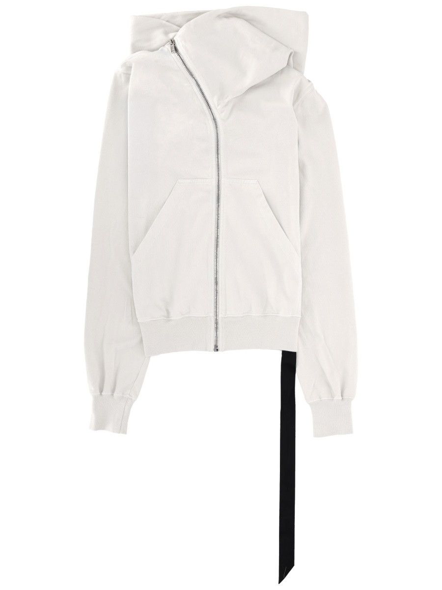 Rick Owens × Rick Owens Drkshdw Rick Owens Mountain Hoodie (White