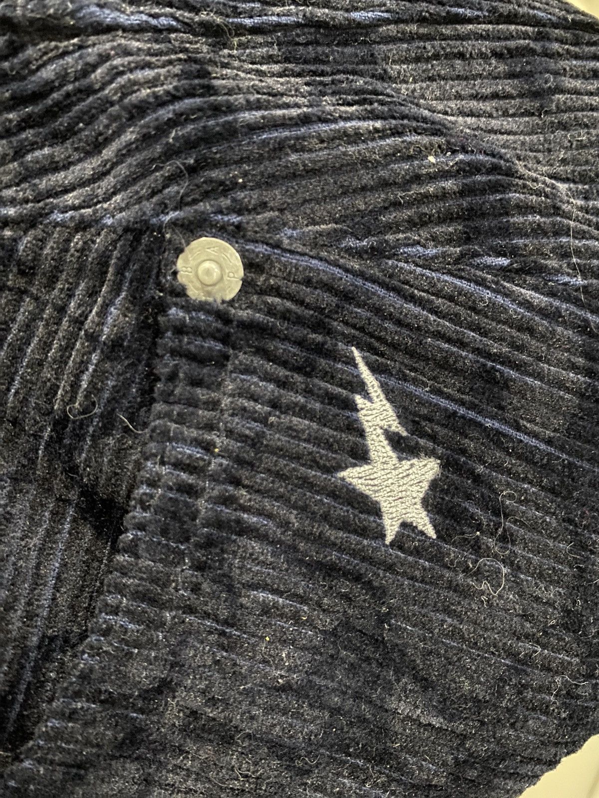 00s a bathing ape camo corduroy skirt
