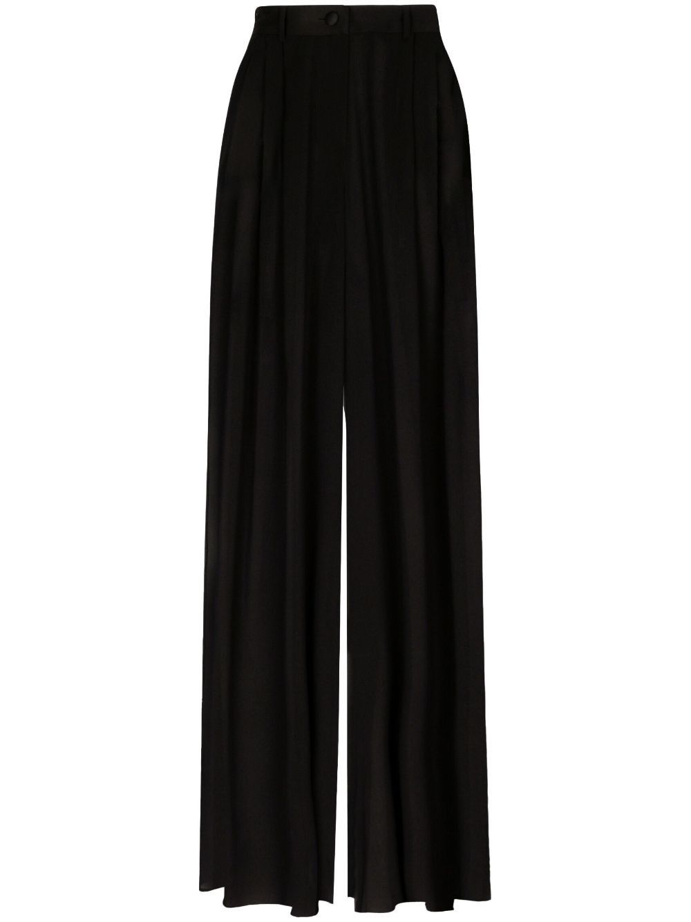 Dolce & Gabbana SILK TROUSERS Size 27" / US 4 / IT 40 - 1 Thumbnail