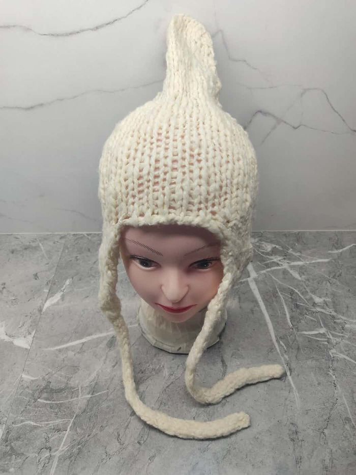 Vintage Italian Design Wool Knit Beanie Size ONE SIZE - 3 Thumbnail