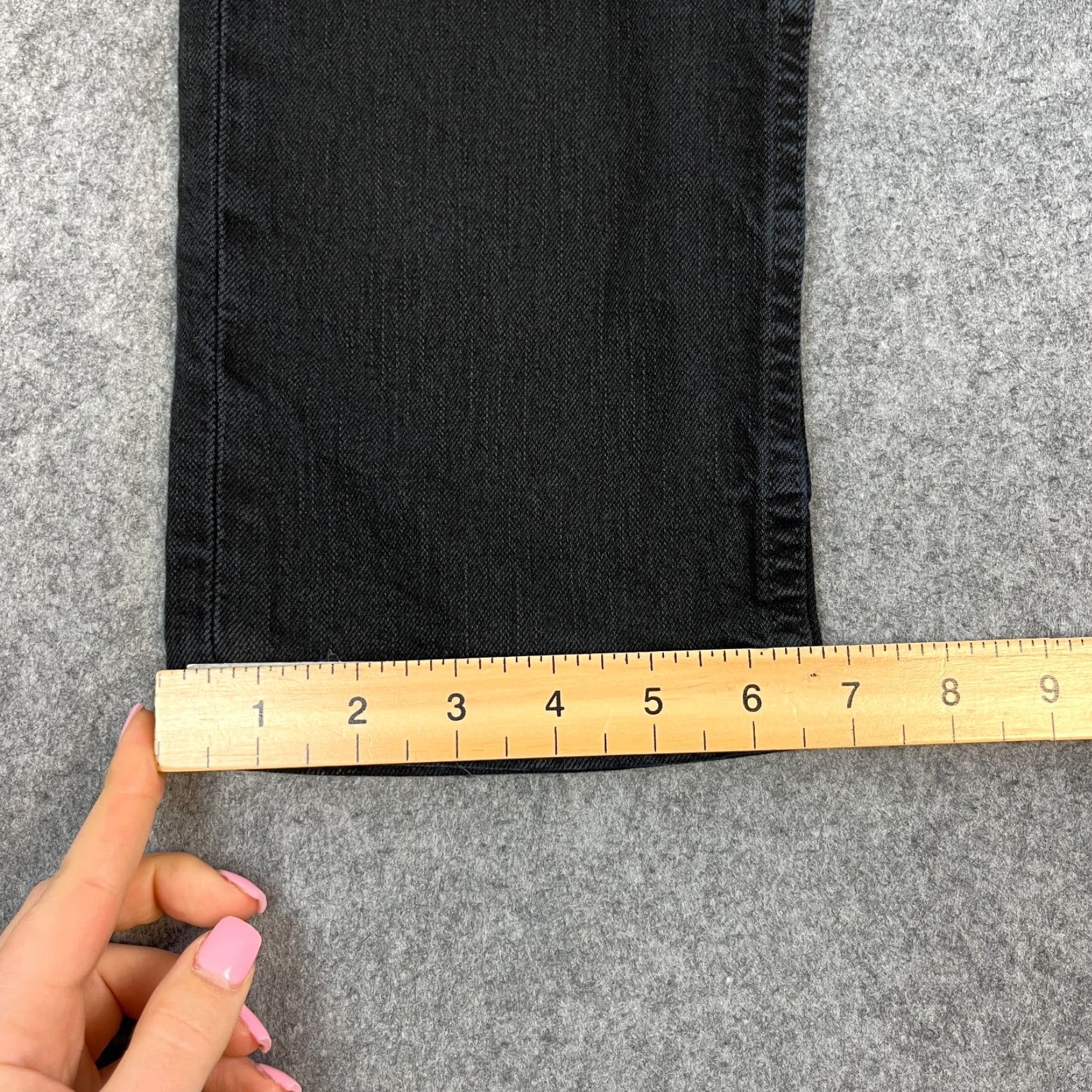 Levi's Levi's 511 Jeans Slim Tapered 31 30 Black Dark Wash Denim Zip Fly Mens Regular Stretch 5-Pocket Size US 31 - 3 Thumbnail