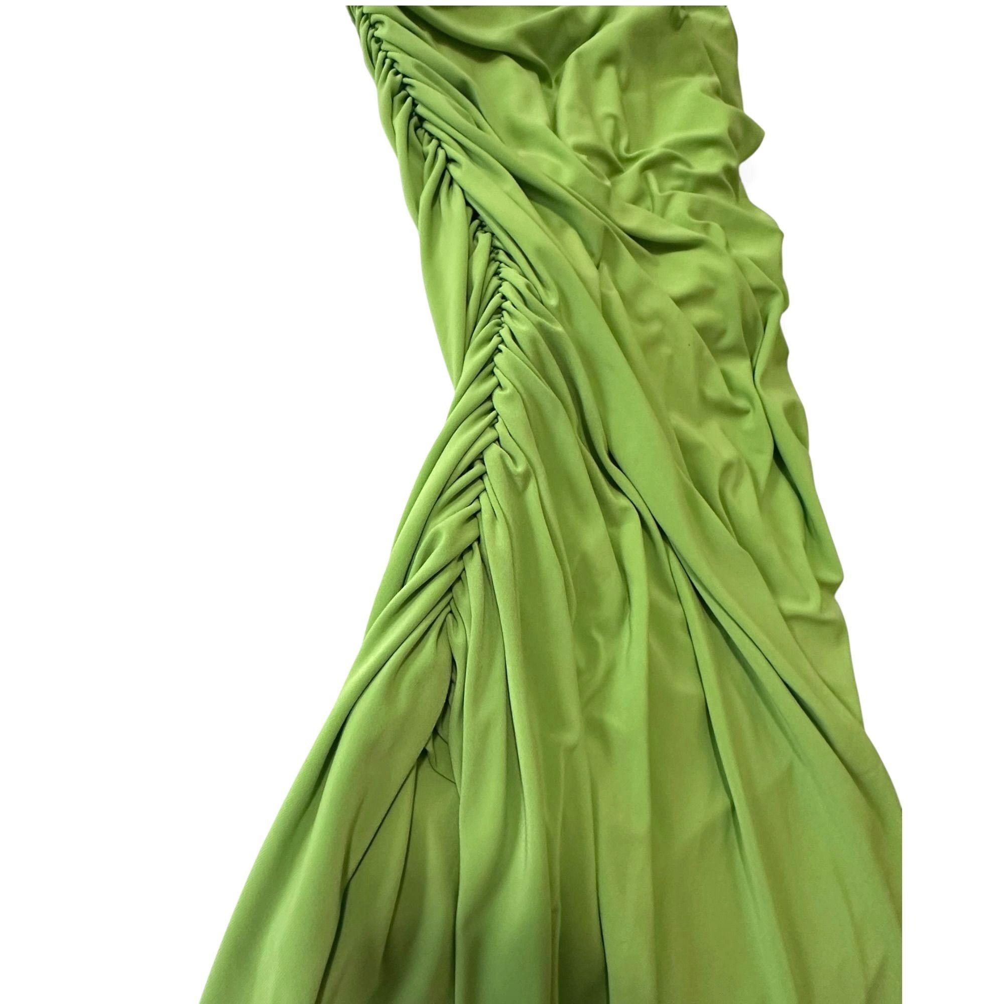 Norma Kamali Norma Kamali Diana Dress, Gemini Green, Size S, NWT Size S / US 4 / IT 40 - 9 Thumbnail