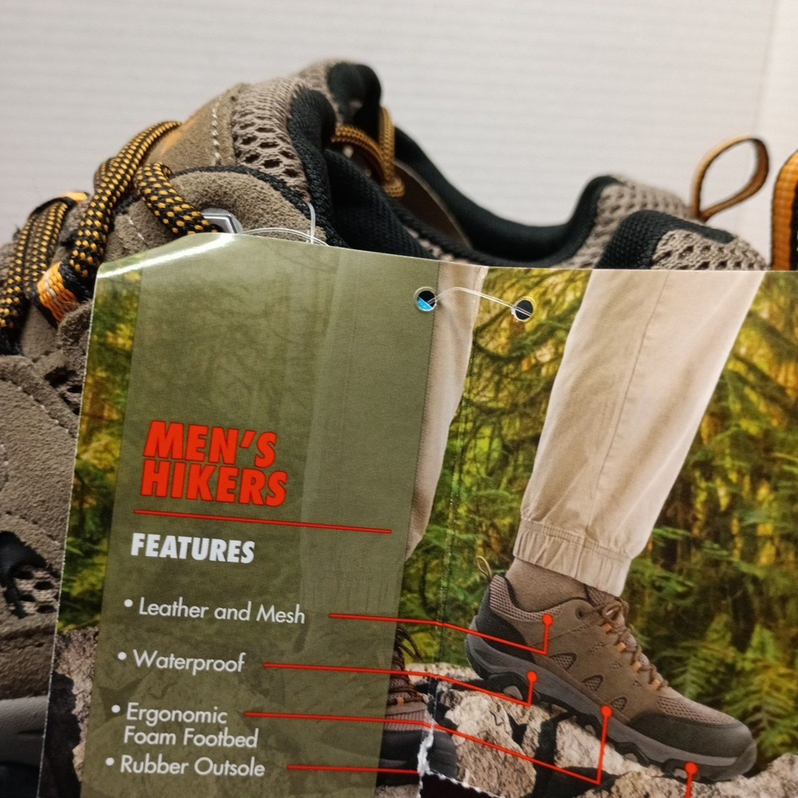 Other Ozark Trail Mens Hiking Shoes Size 9 Low Hiker Taupe Leather Size US 9 / EU 42 - 5 Thumbnail