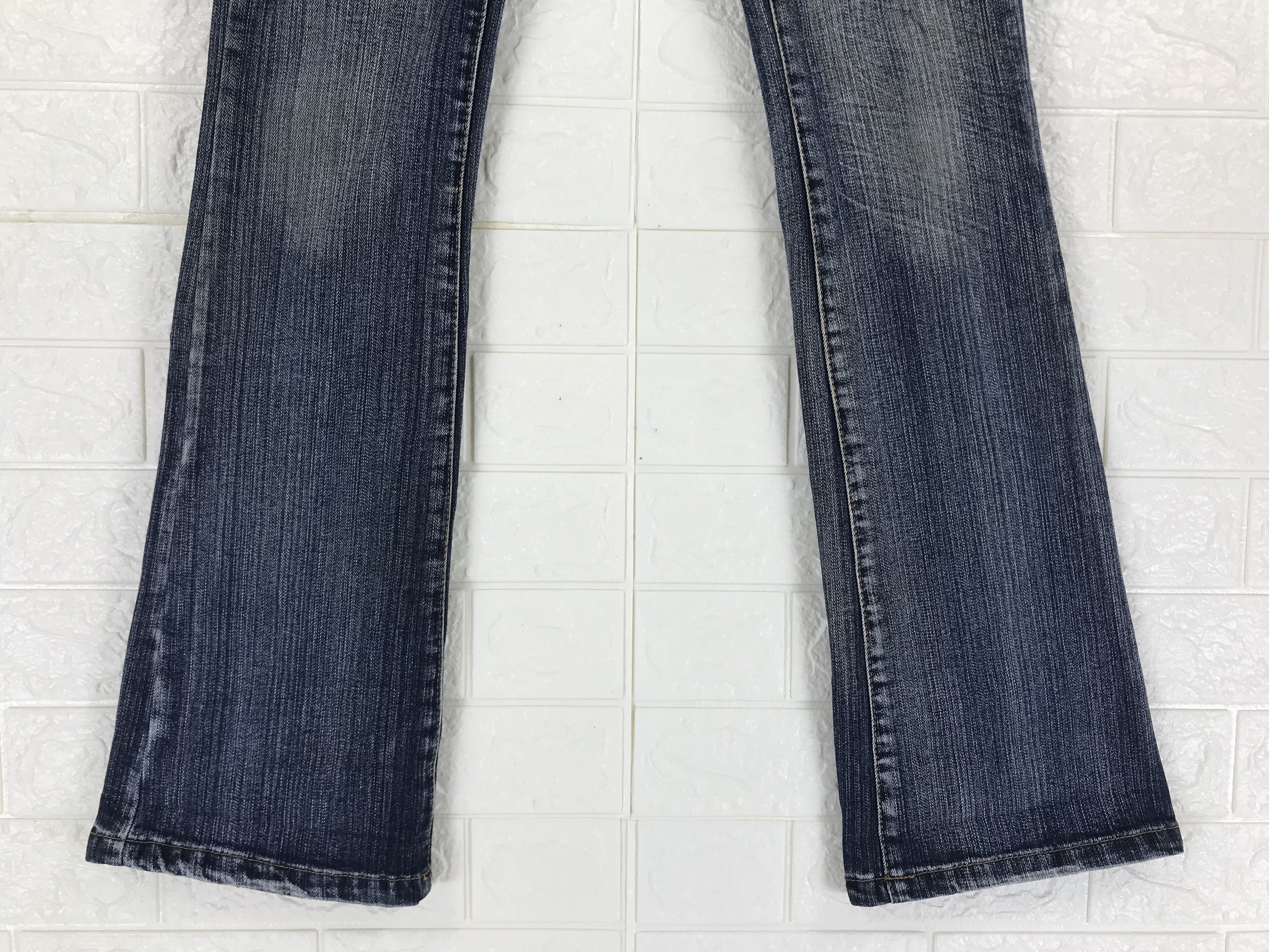 Japanese Brand Vintage Japanese Flare Jeans Bush Bell Bottom Denim Size 29" - 4 Thumbnail
