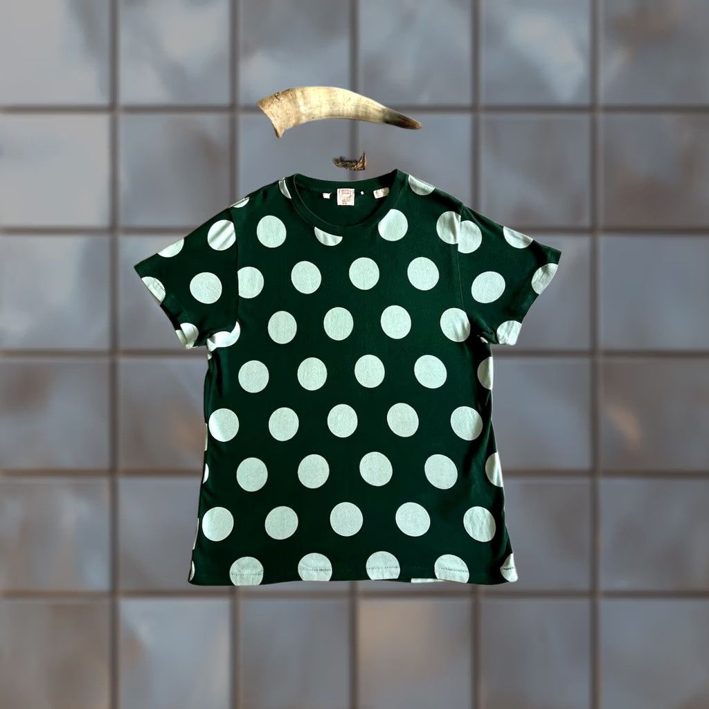 Levi's Levi’s LVC T-Shirt L Green Polka Dots Single Stitch 60s Casuals Immaculate LNWOT Size US L / EU 52-54 / 3 - 1 Thumbnail