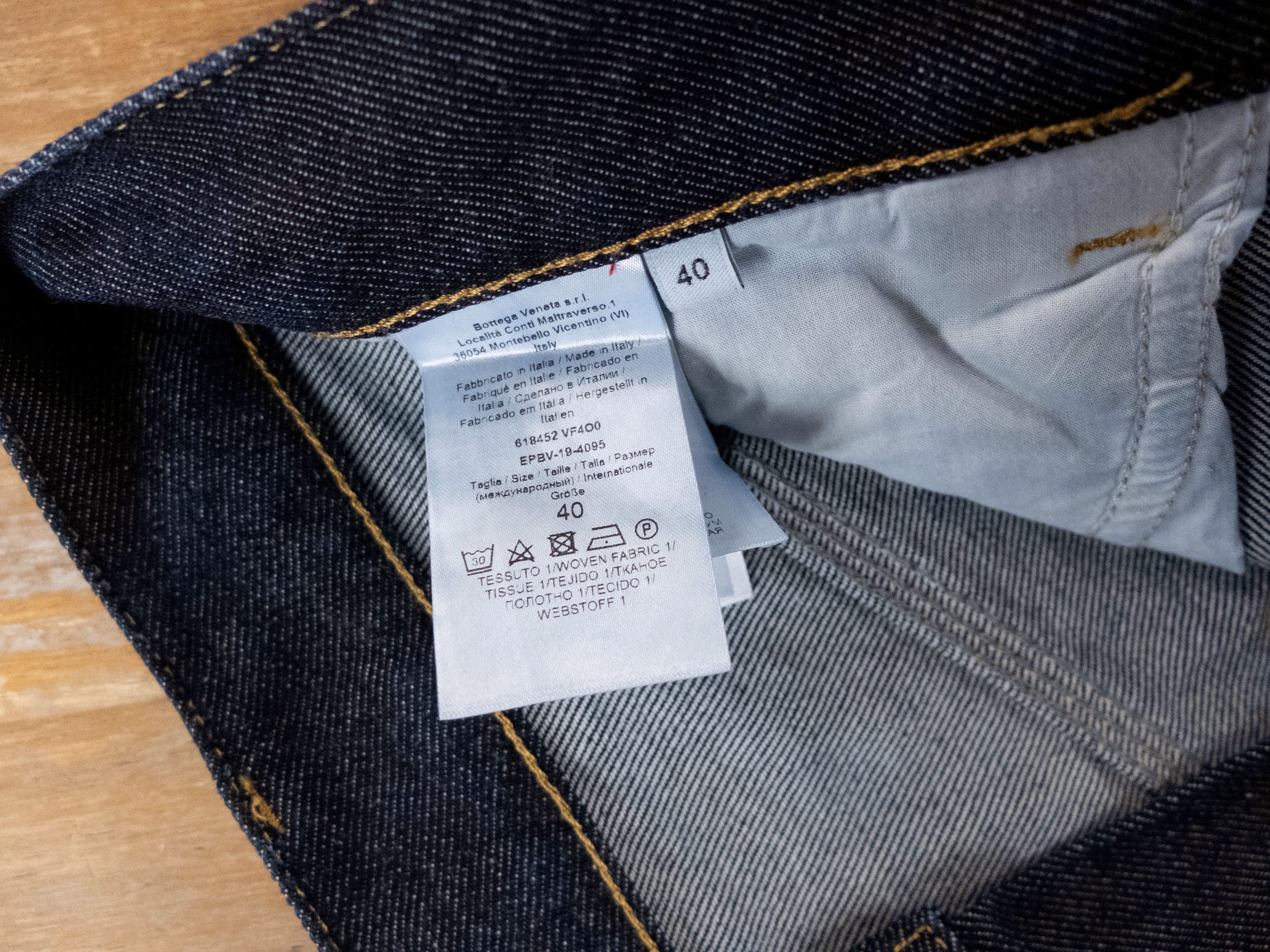 Bottega Veneta BOTTEGA VENETA navy blue straight leg jeans 40 IT / 4 US Size 27" / US 4 / IT 40 - 9 Thumbnail