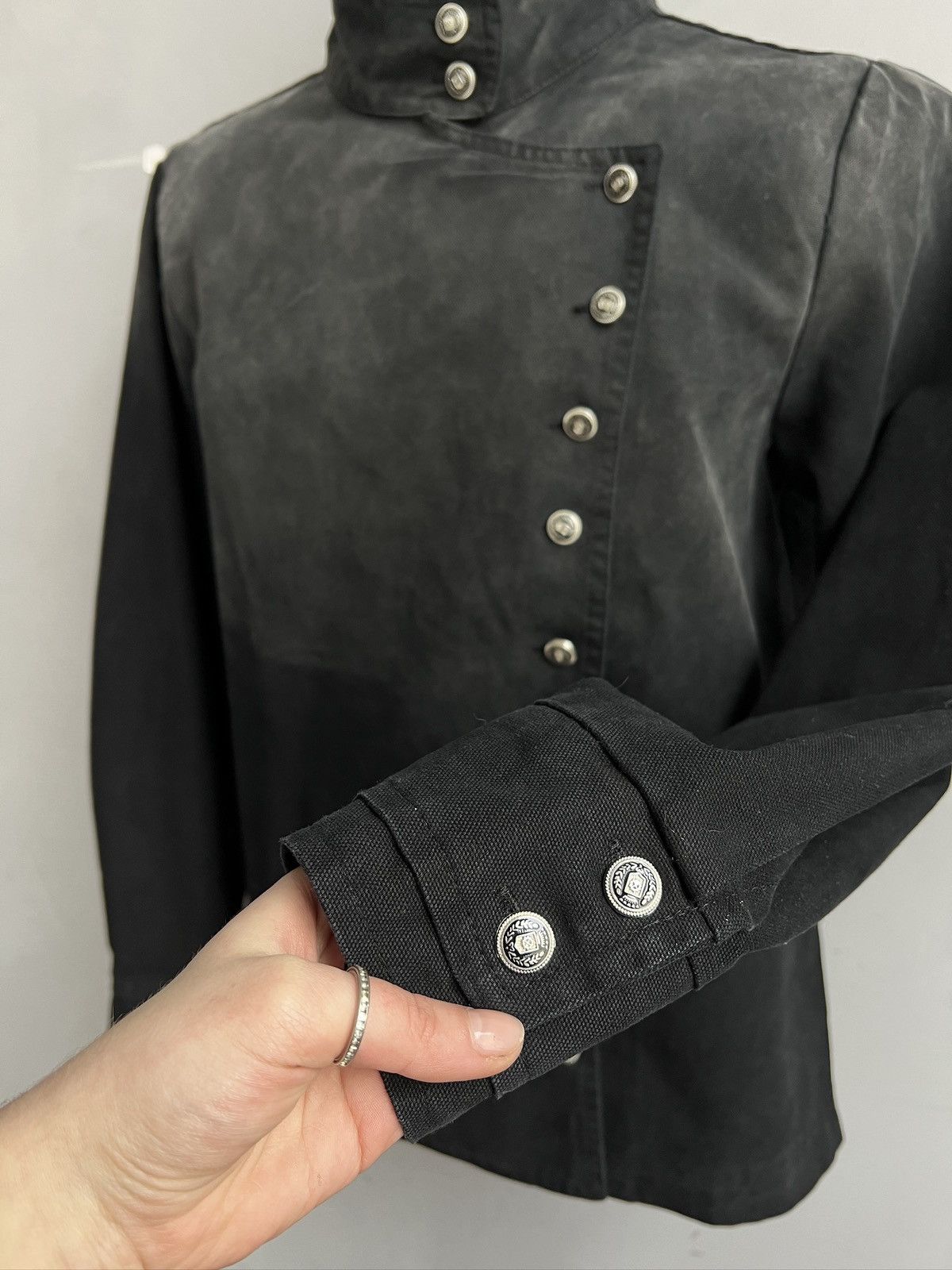 Hysteric Glamour Asymmetrical denim washed sun faded jacket hysteric glamour Size US M / EU 48-50 / 2 - 5 Thumbnail