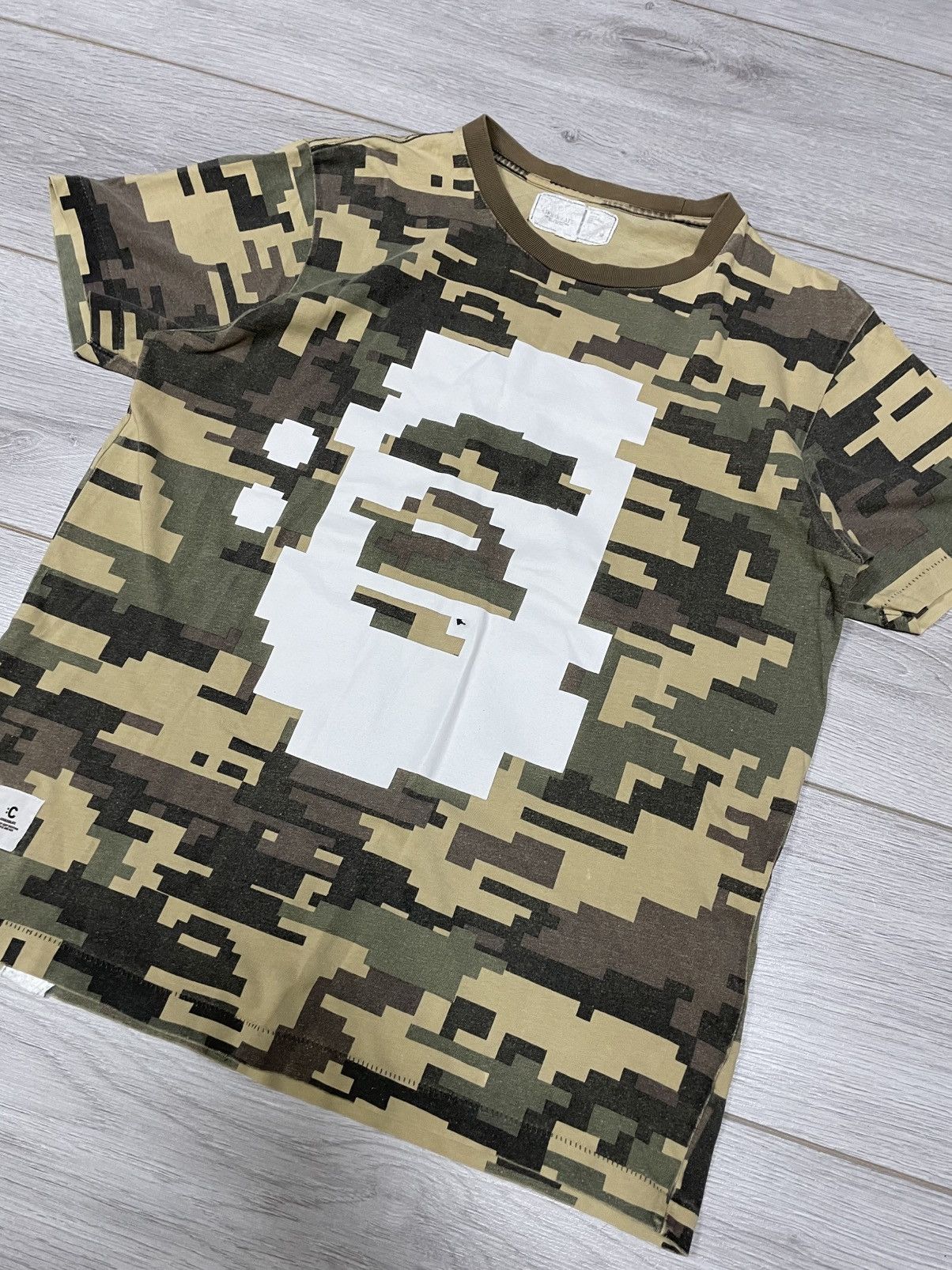 Aape BAPE aape RARE pixel camo head chocolate Tee Size US M / EU 48-50 / 2 - 10 Thumbnail