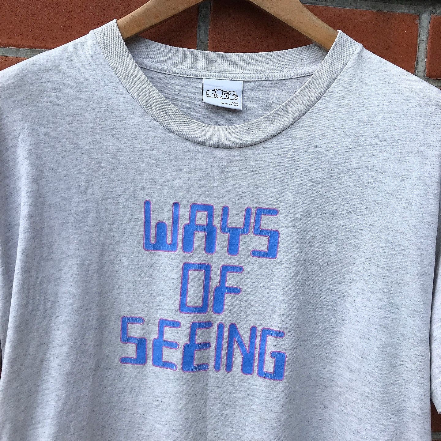Sneeze Magazine Sneeze Magazine x Ways of seeing John Berger Grey Tshirt tee Size US L / EU 52-54 / 3 - 1 Thumbnail