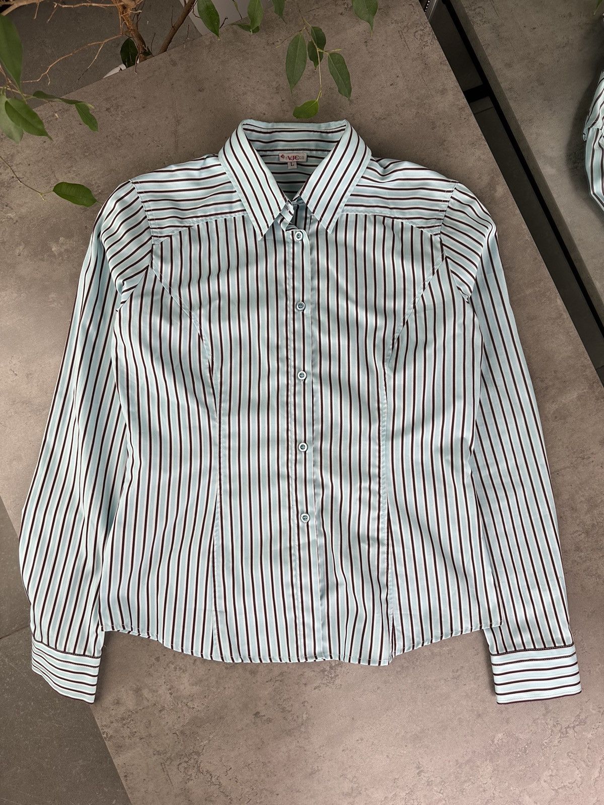 Versace Versace Shirt Long Sleeve Size L / US 10 / IT 46 - 1 Thumbnail