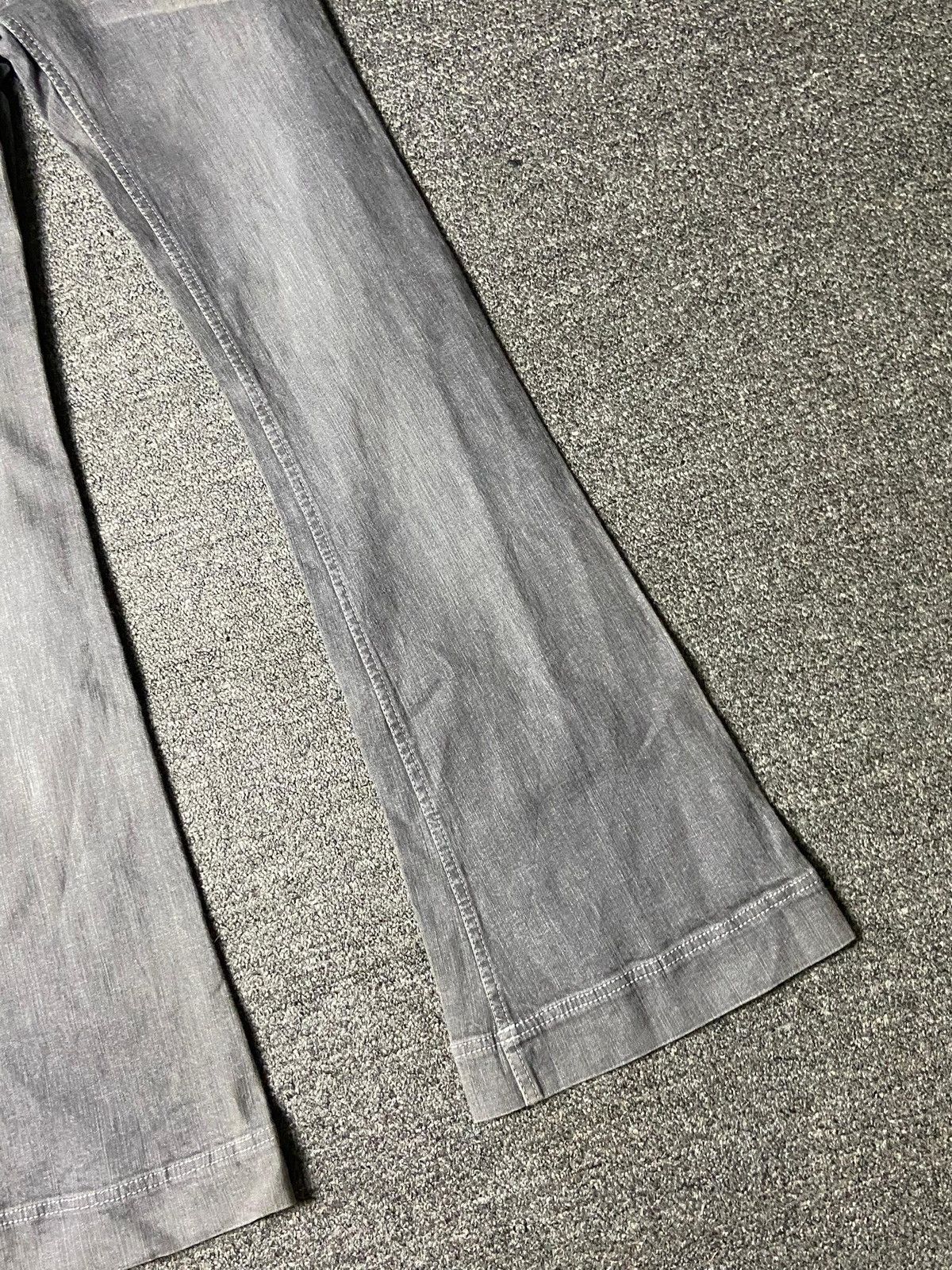 Japanese Brand Rouge Diamant Flare Wide Jeans (161) Size 25" / US 0 / IT 36 - 8 Thumbnail