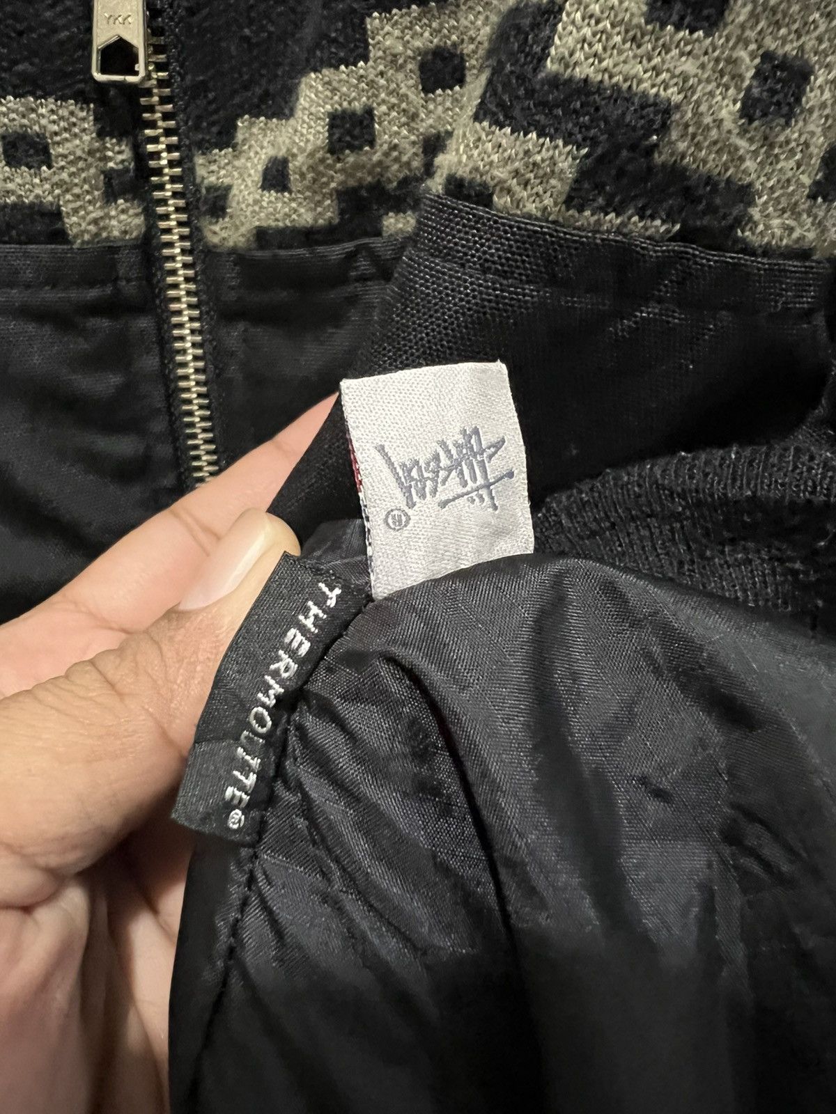 Stussy Vintage 00s Stussy Aztec Heavy Nylon Padded Active Jacket Size US M / EU 48-50 / 2 - 10 Thumbnail