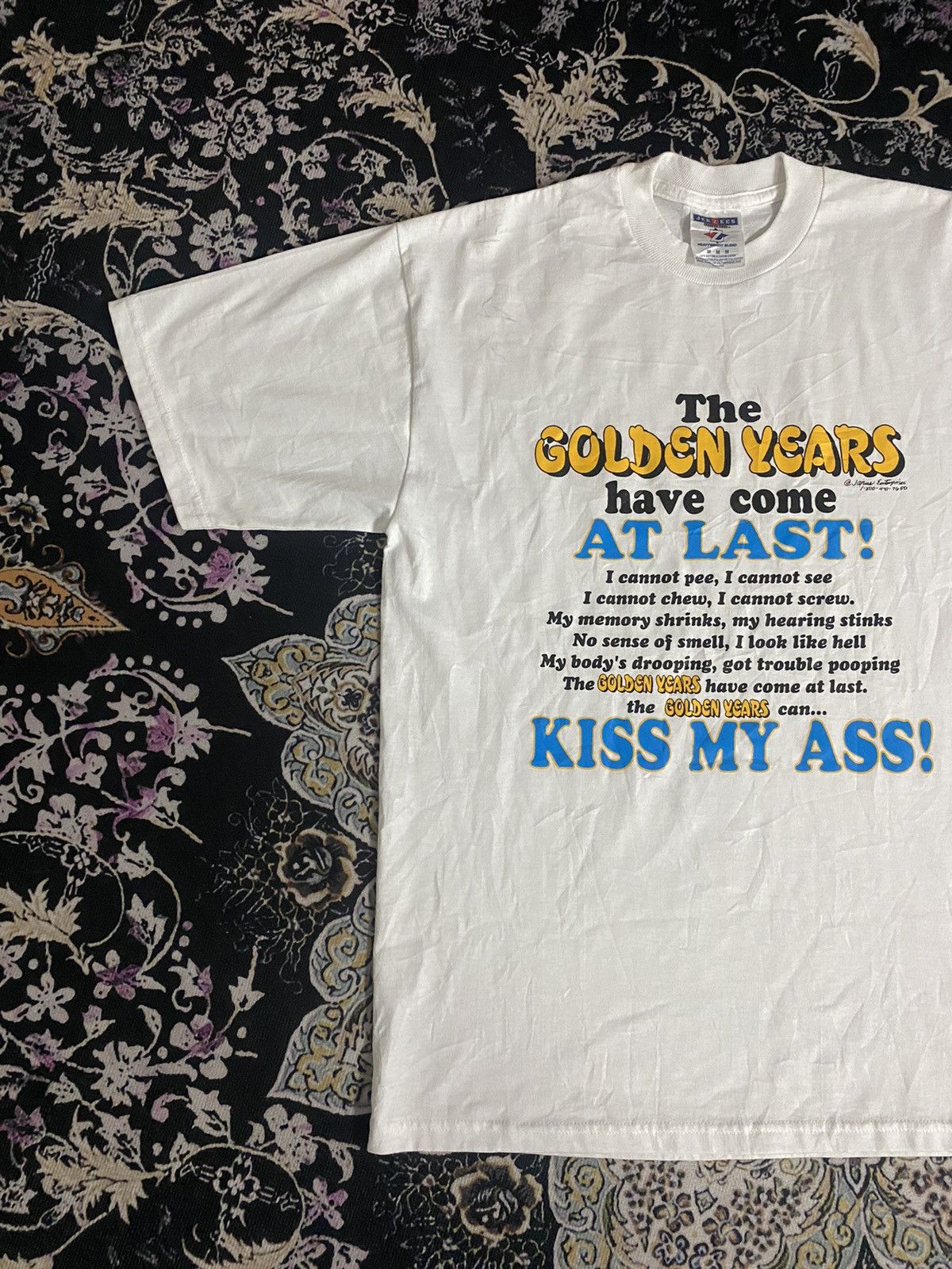 Jerzees × Vintage Vintage 1998 Kiss my ass Golden Years🚀 Size US M / EU 48-50 / 2 - 5 Thumbnail
