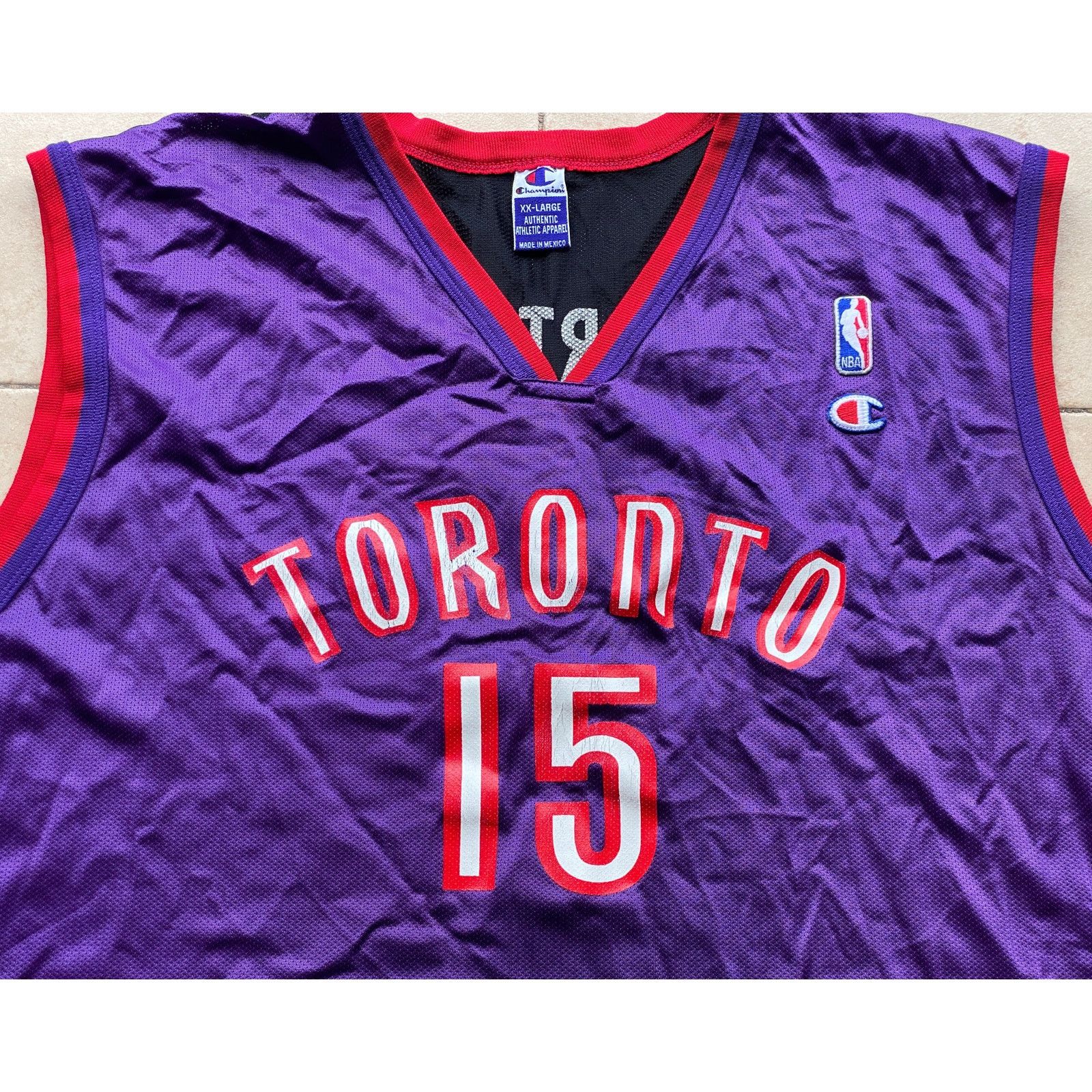 Champion × NBA Vince CARTER Toronto Raptors 90s jersey 52 purp NBA vintage Size US XXL / EU 58 / 5 - 3 Thumbnail