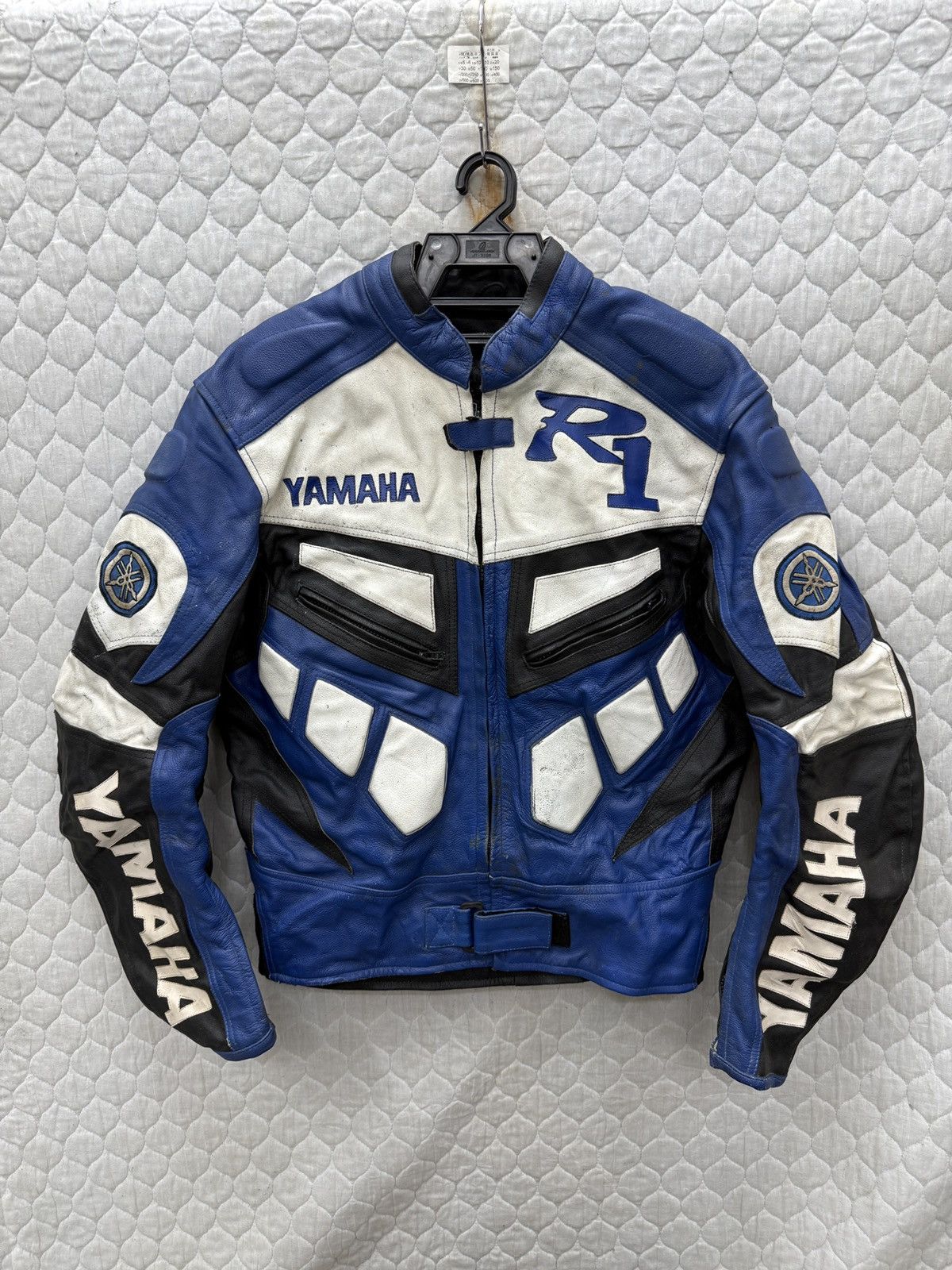 Yamaha 🔥🔥🔥ARCHIVE YAMAHA R1 RIDER LEATHER JACKET Size US XL / EU 56 / 4 - 1 Thumbnail