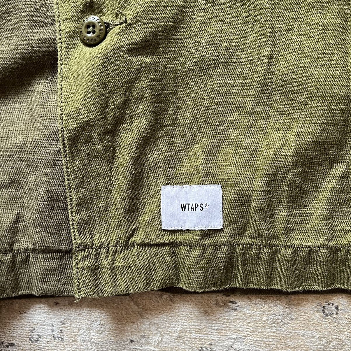 Japanese Brand WTAPS 182BRDT-SHM01 SHIRT COTTON SATIN BUDS LS 01 Size US L / EU 52-54 / 3 - 5 Thumbnail