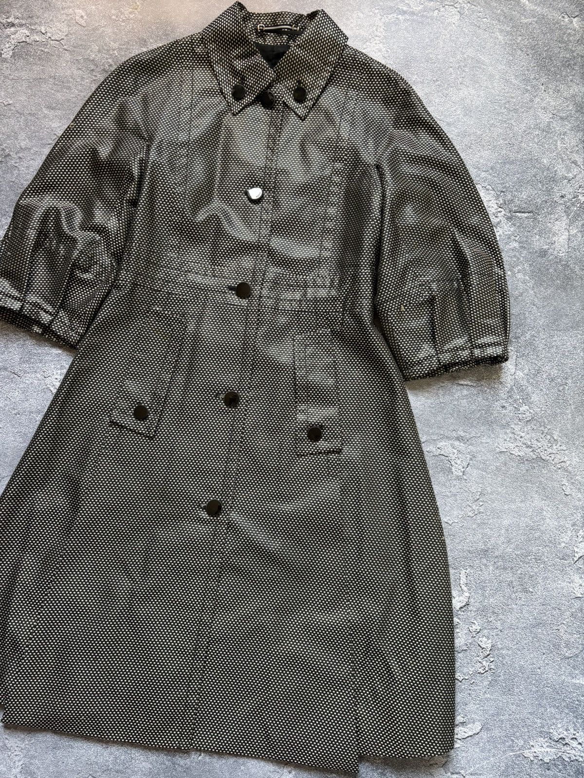 Gucci Archival GUCCI 2007 Frida Giannini Luxury Polka Dot Coat Size XS / US 0-2 / IT 36-38 - 3 Thumbnail